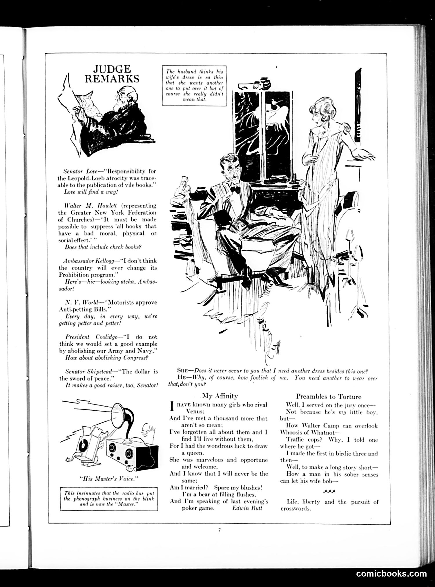 Judge — March 21, 1925 — page 9: Judge, 1925-03-21