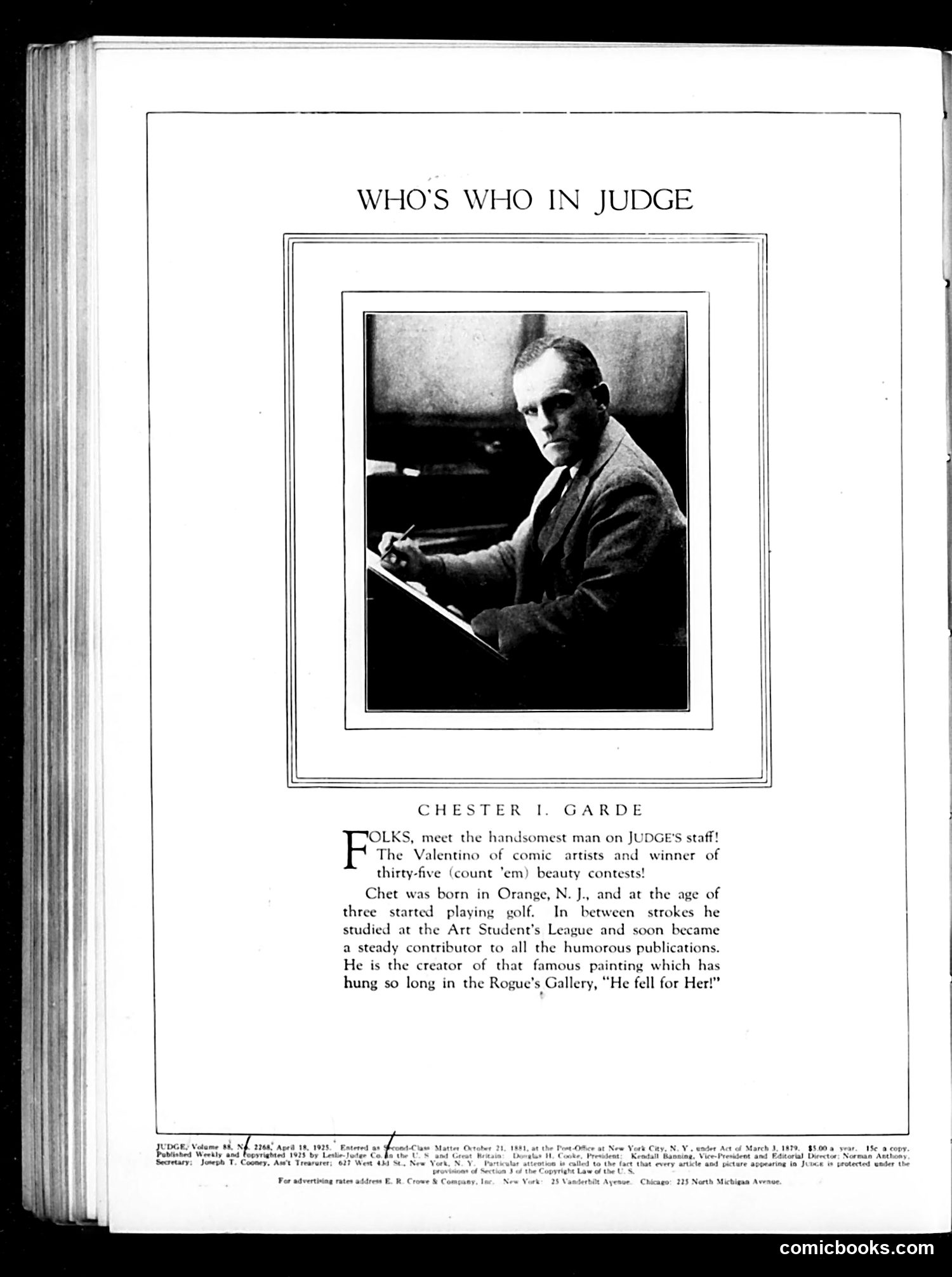 Judge — April 18, 1925 — page 2: Judge, 1925-04-18