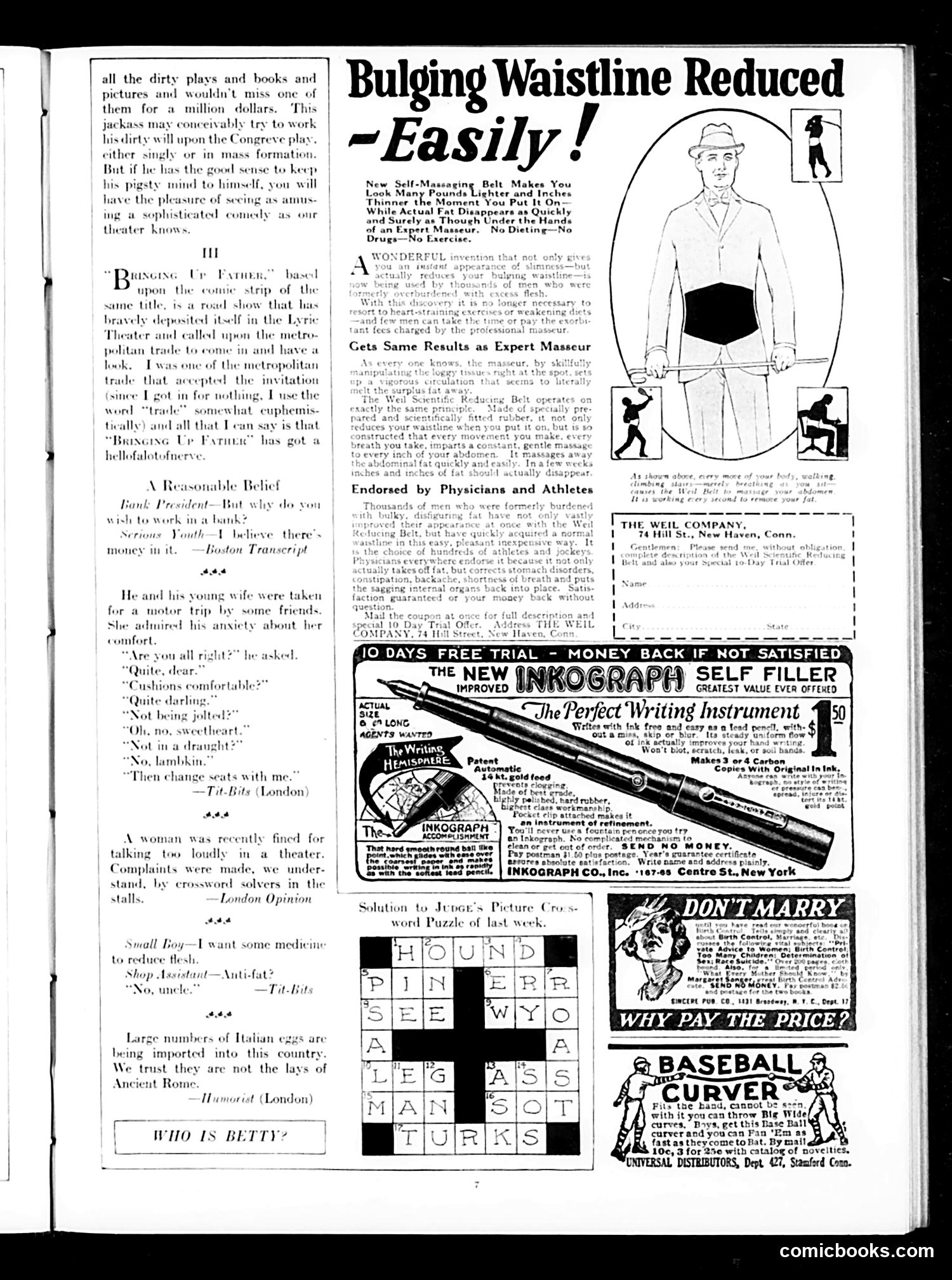 Judge — April 25, 1925 — page 9: Judge, 1925-04-25