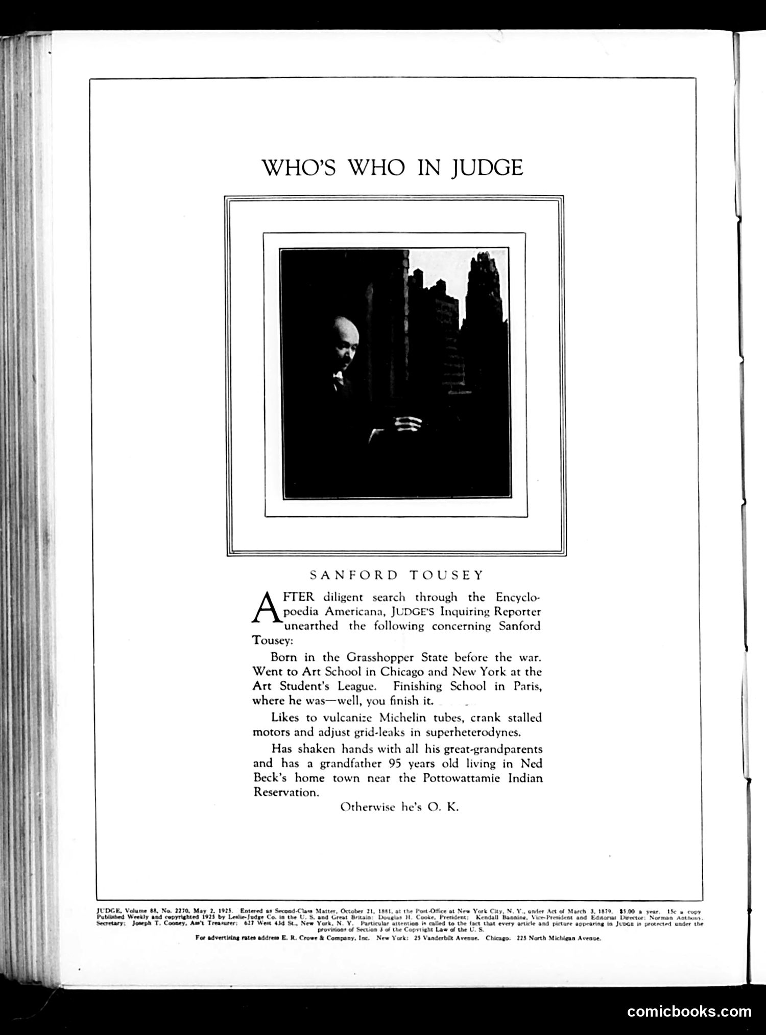 Judge — May 2, 1925 — page 2: Judge, 1925-05-02