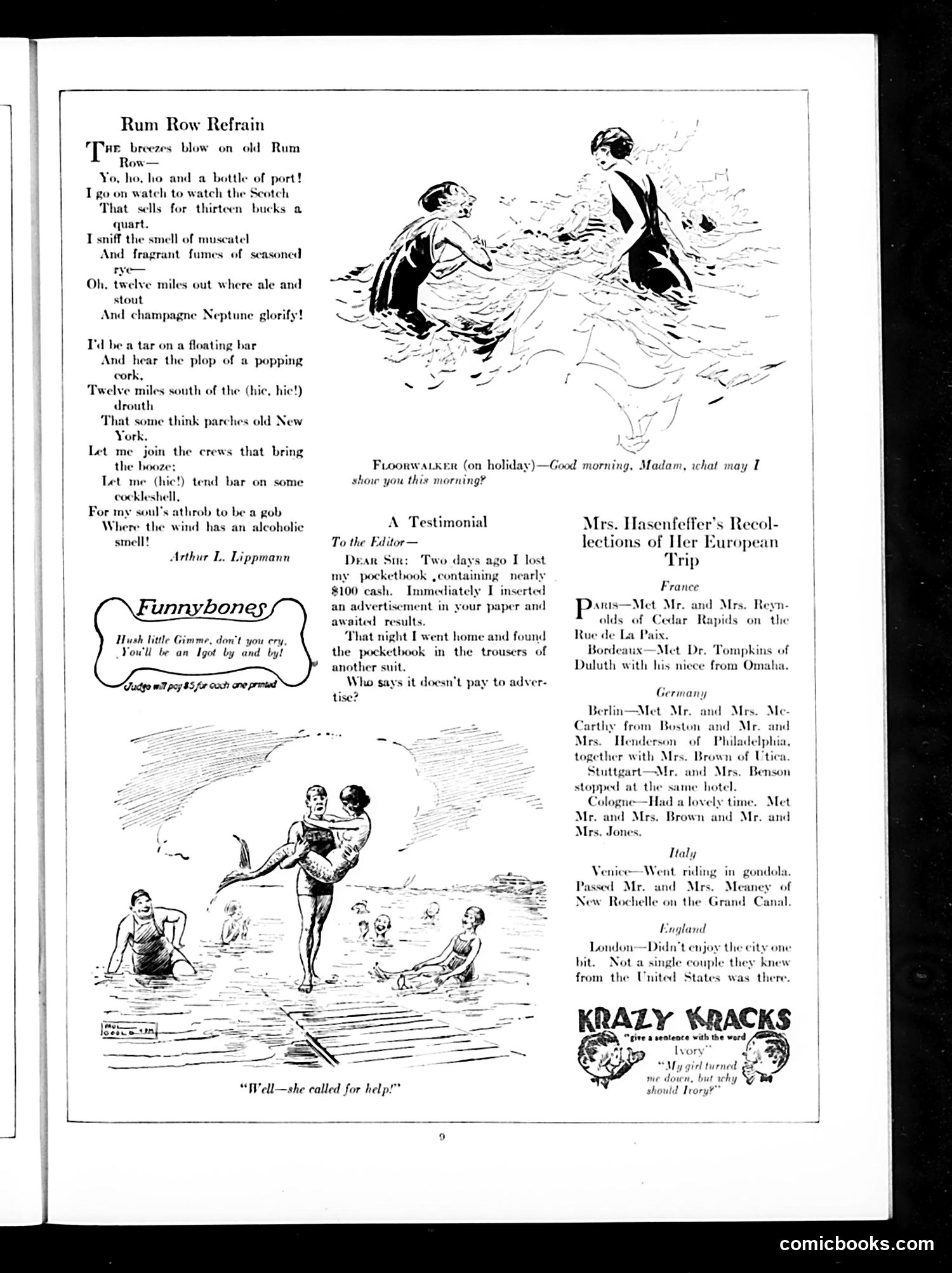 Judge — June 6, 1925 — page 11: Judge, 1925-06-06