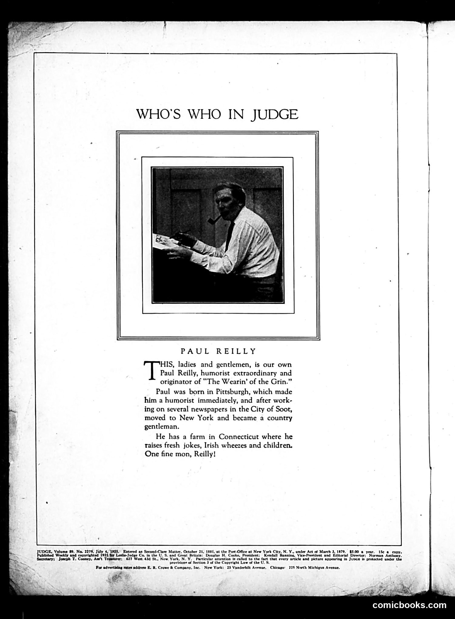 Judge — July 4, 1925 — page 2: Judge, 1925-07-04