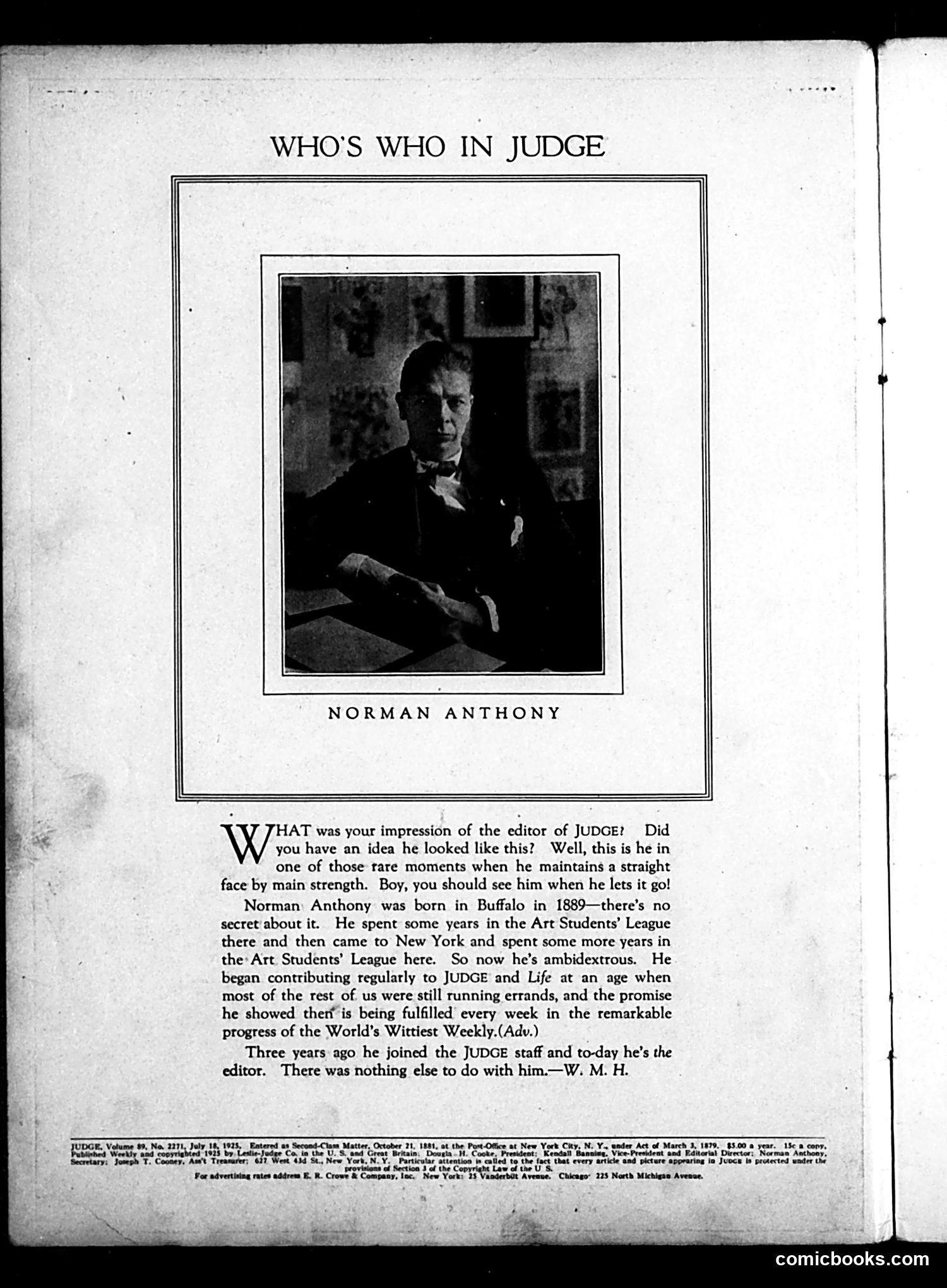 Judge — July 18, 1925 — page 2: Judge, 1925-07-18