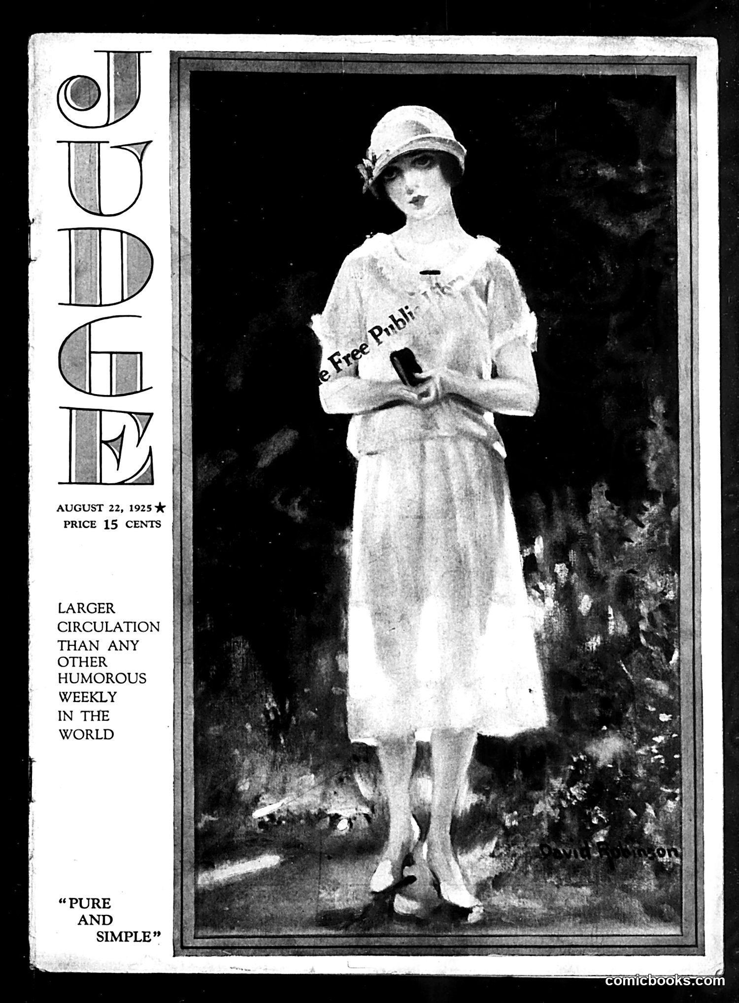 Judge — August 22, 1925 — page 1: Judge, 1925-08-22