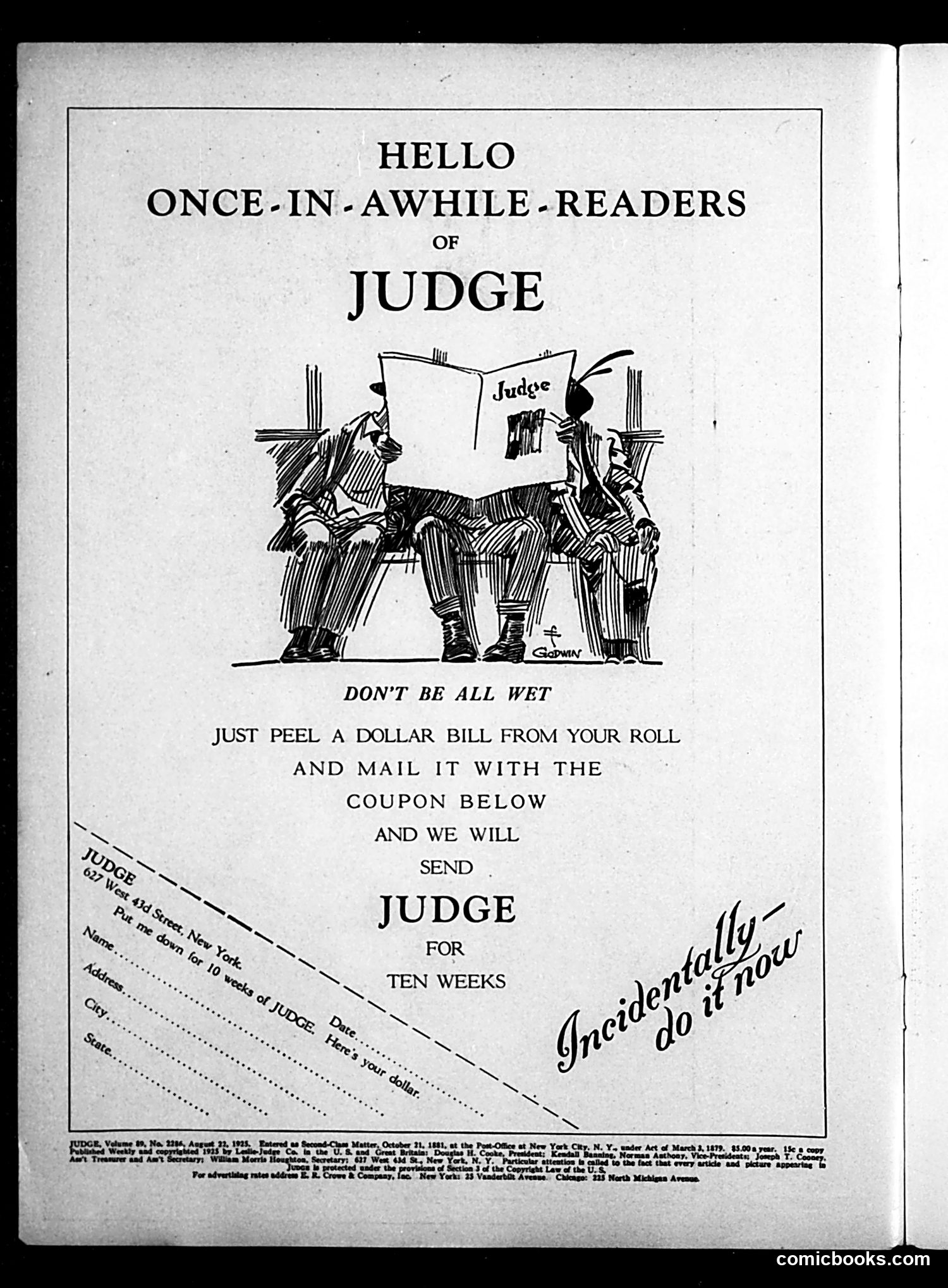 Judge — August 22, 1925 — page 2: Judge, 1925-08-22