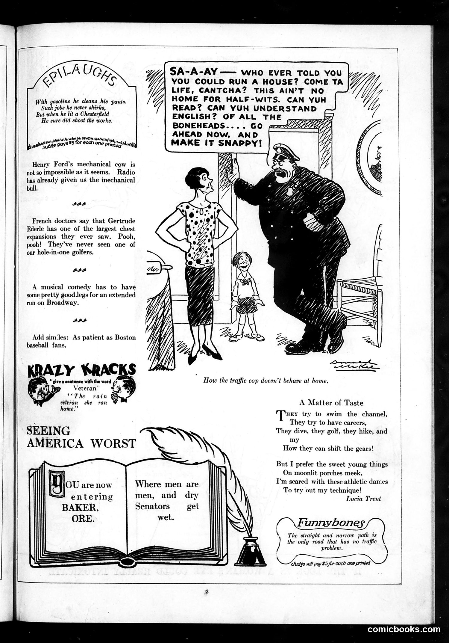 Judge — October 3, 1925 — page 5: Judge, 1925-10-03