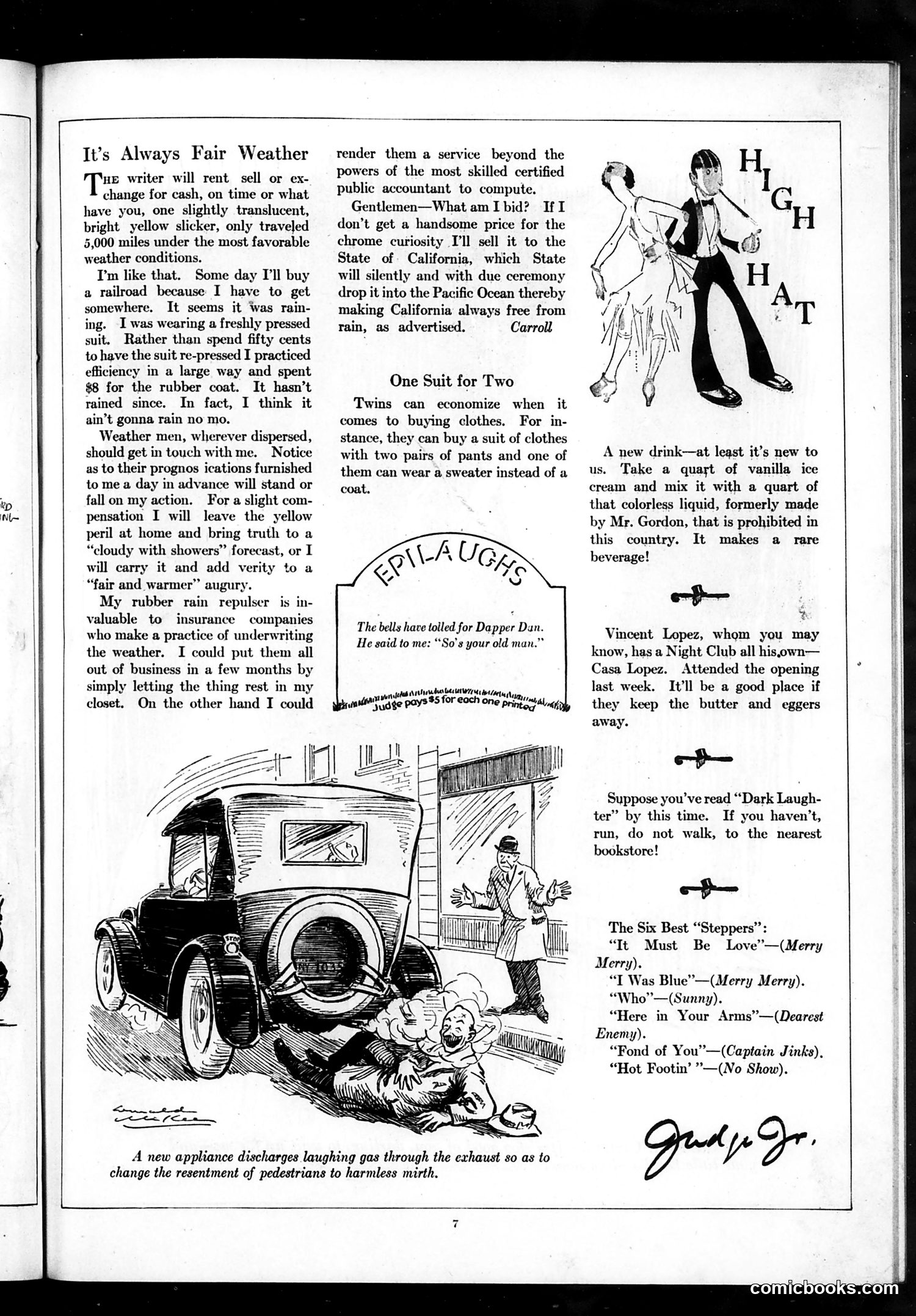 Judge — October 31, 1925 — page 9: Judge, 1925-10-31