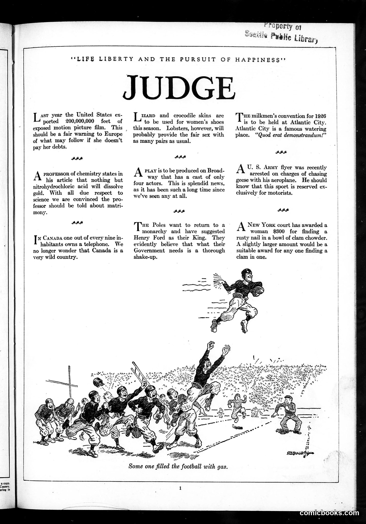 Judge — November 14, 1925 — page 3: Judge, 1925-11-14