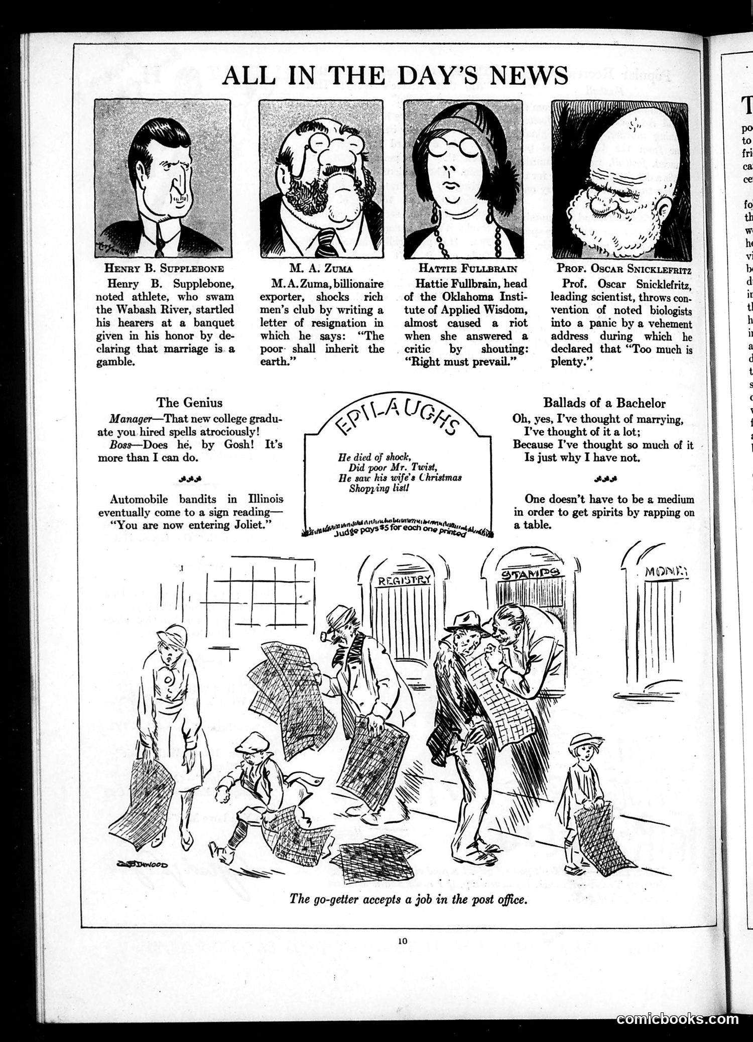 Judge — November 21, 1925 — page 12: Judge, 1925-11-21