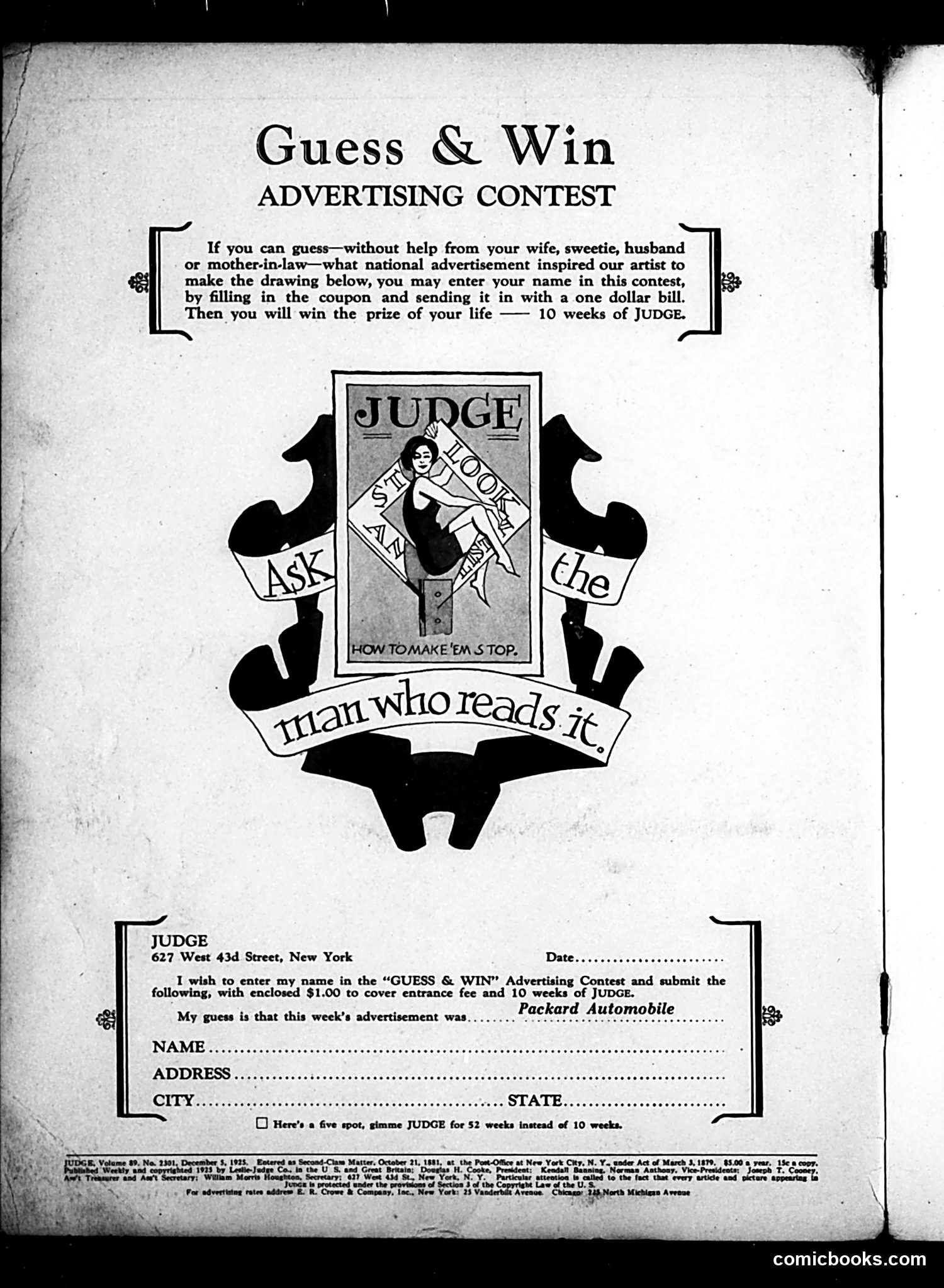 Judge — December 5, 1925 — page 2: Judge, 1925-12-05