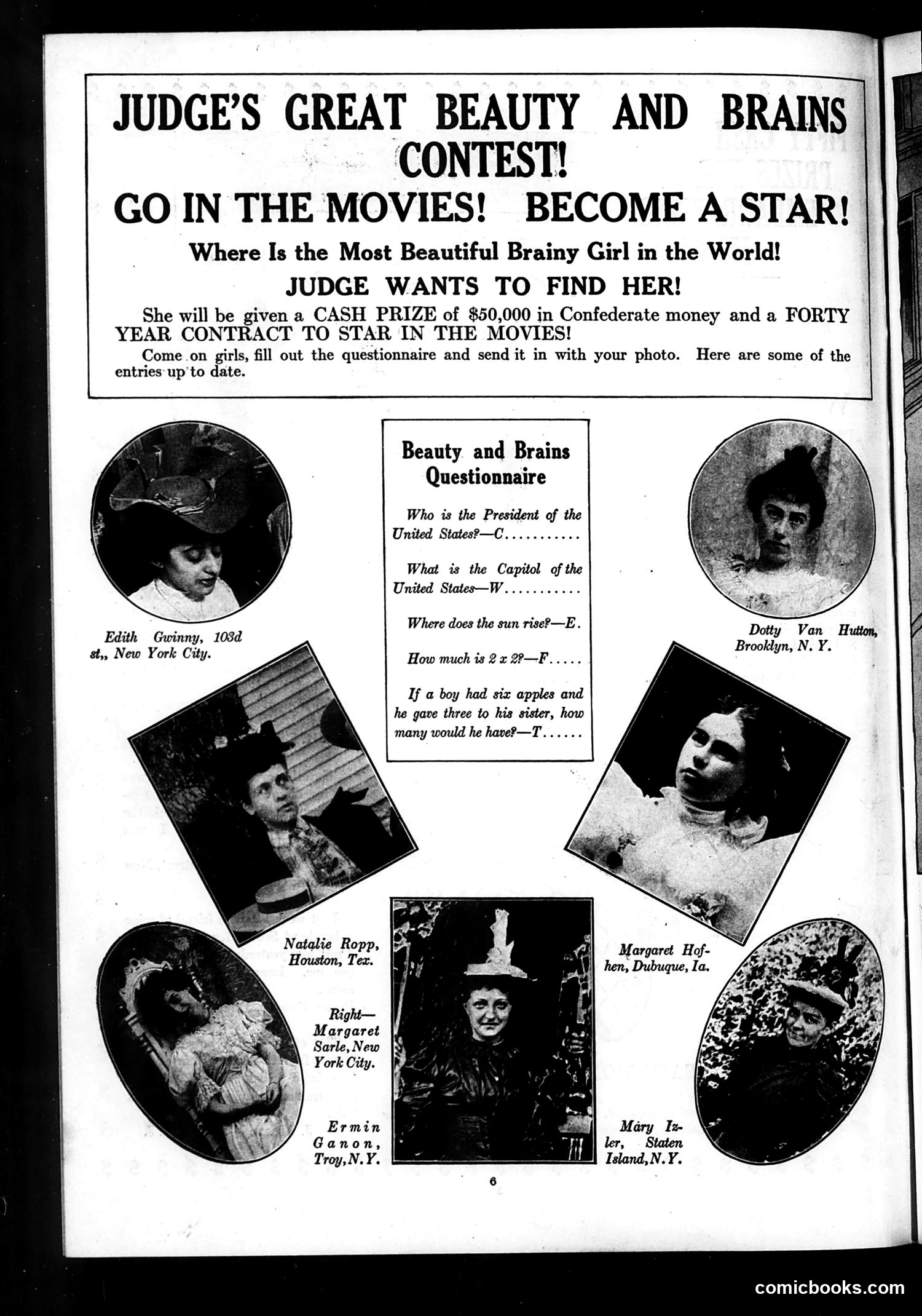 Judge — December 19, 1925 — page 8: Judge, 1925-12-19
