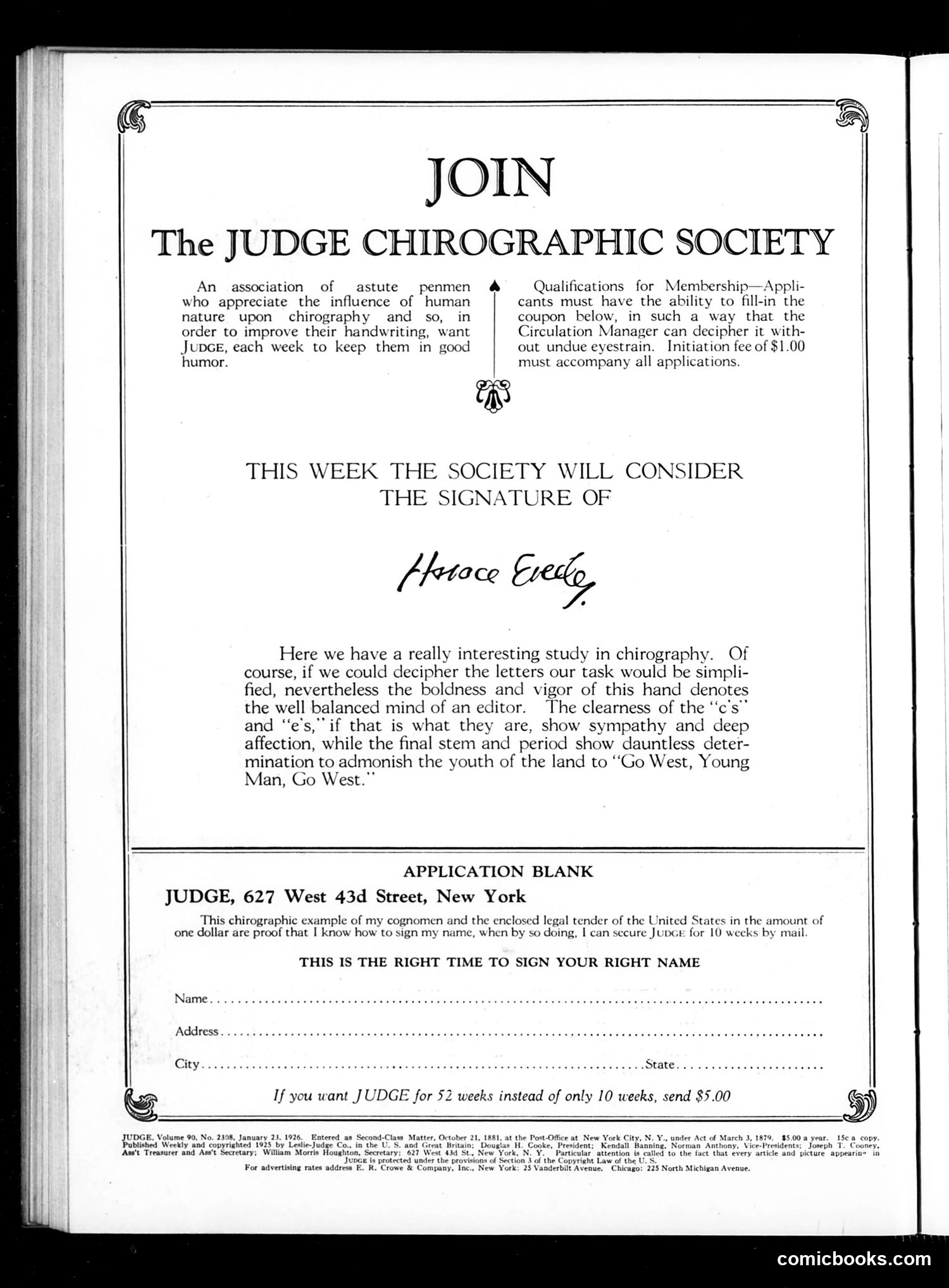 Judge — January 23, 1926 — page 2: Judge, 1926-01-23