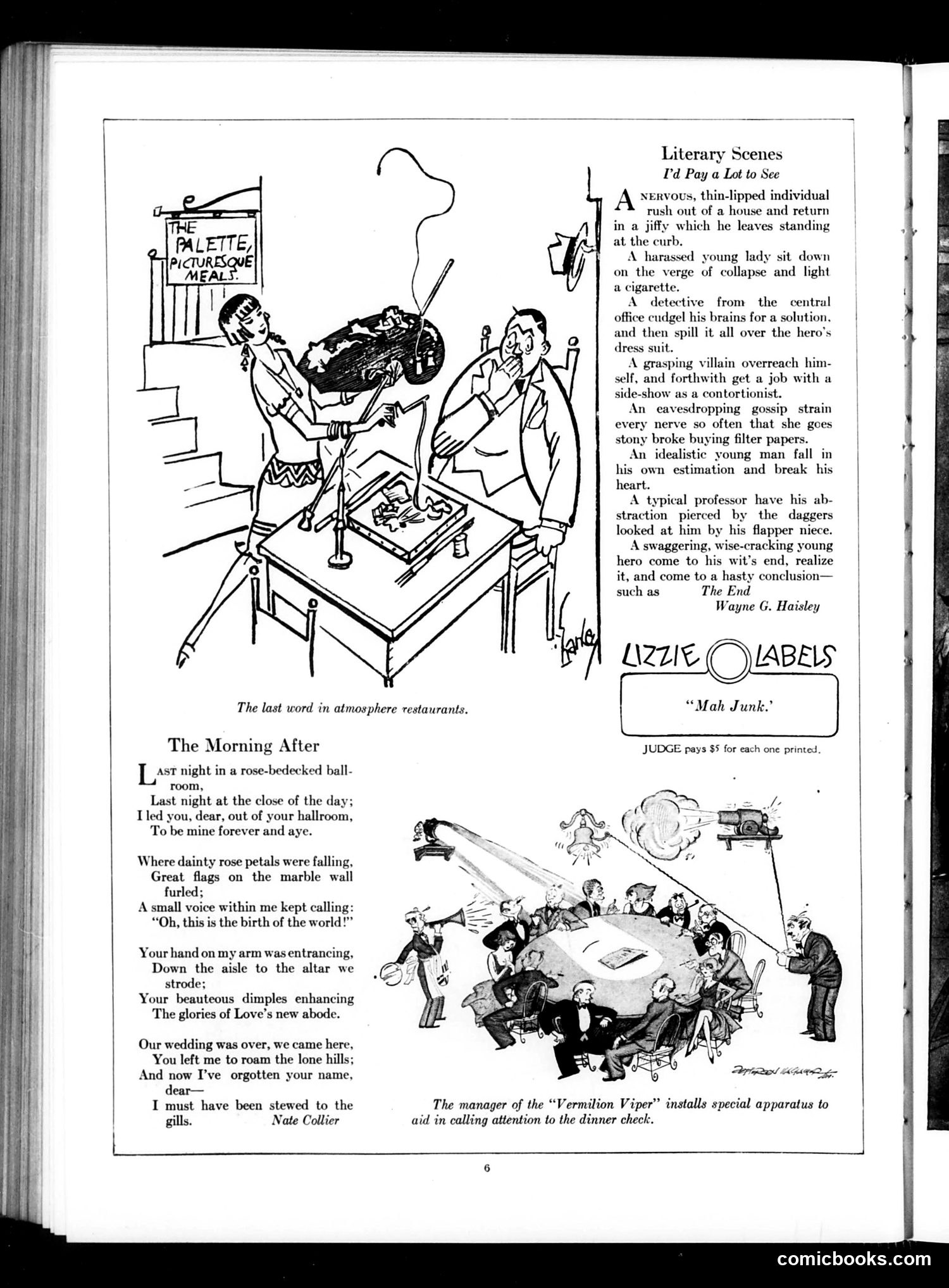 Judge — February 6, 1926 — page 8: Judge, 1926-02-06