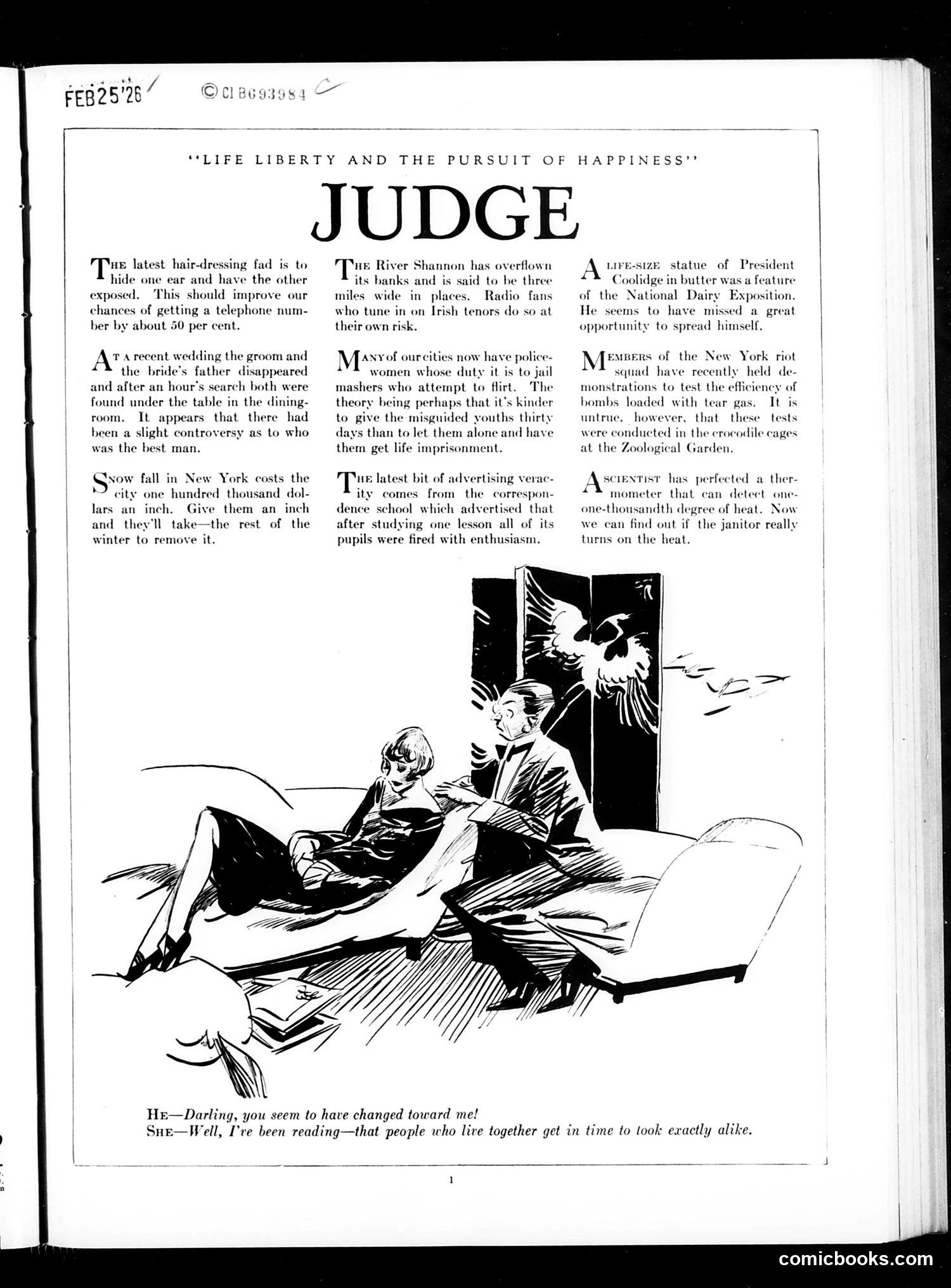 Judge — February 27, 1926 — page 3: Judge, 1926-02-27