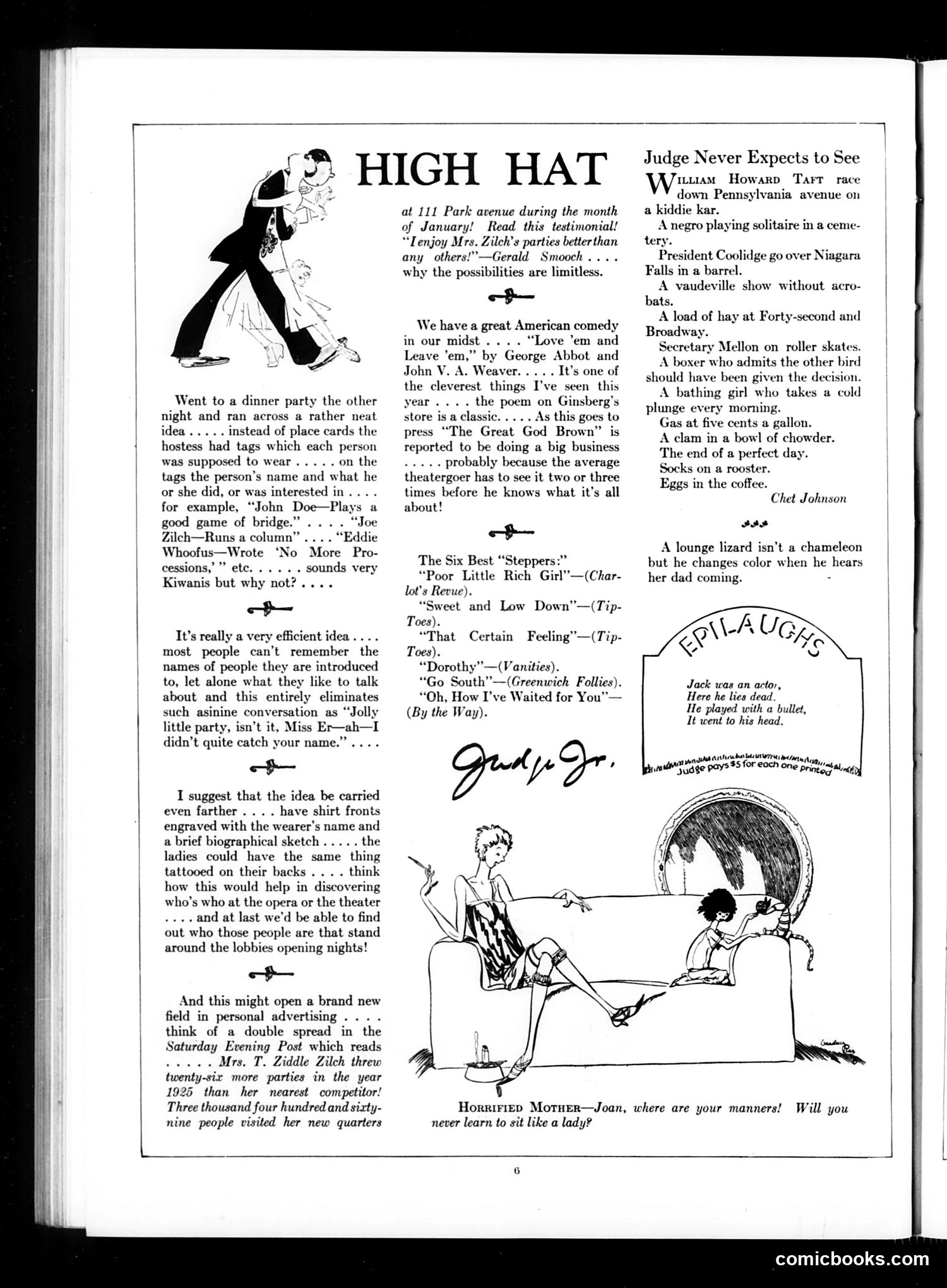Judge — February 27, 1926 — page 8: Judge, 1926-02-27