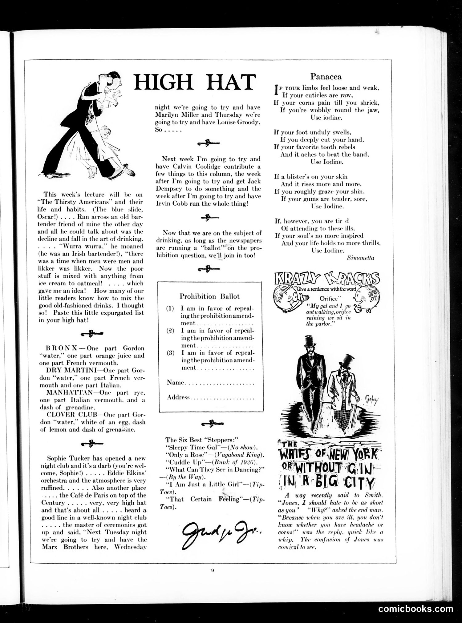Judge — March 27, 1926 — page 11: Judge, 1926-03-27