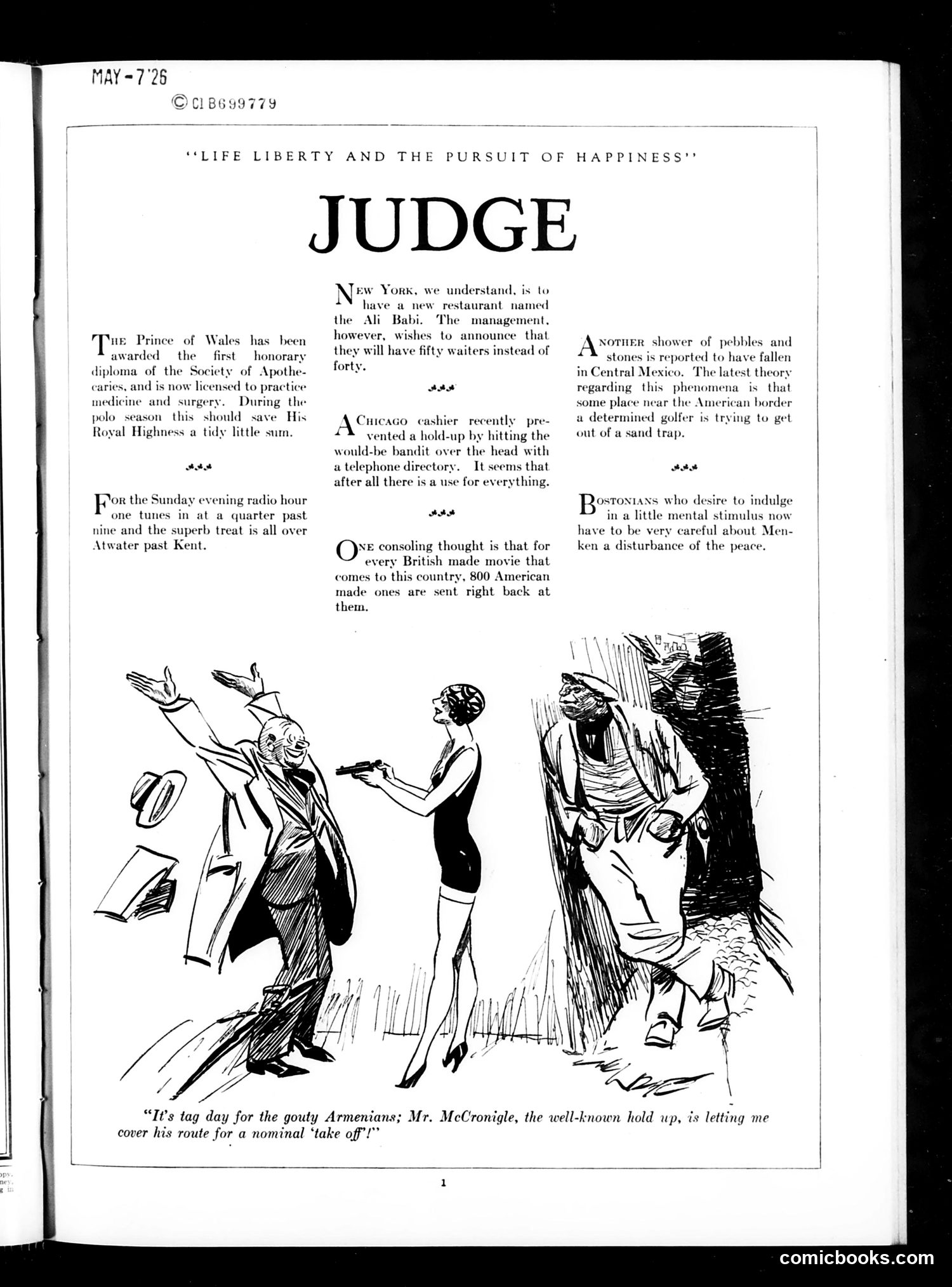 Judge — April 24, 1926 — page 3: Judge, 1926-04-24