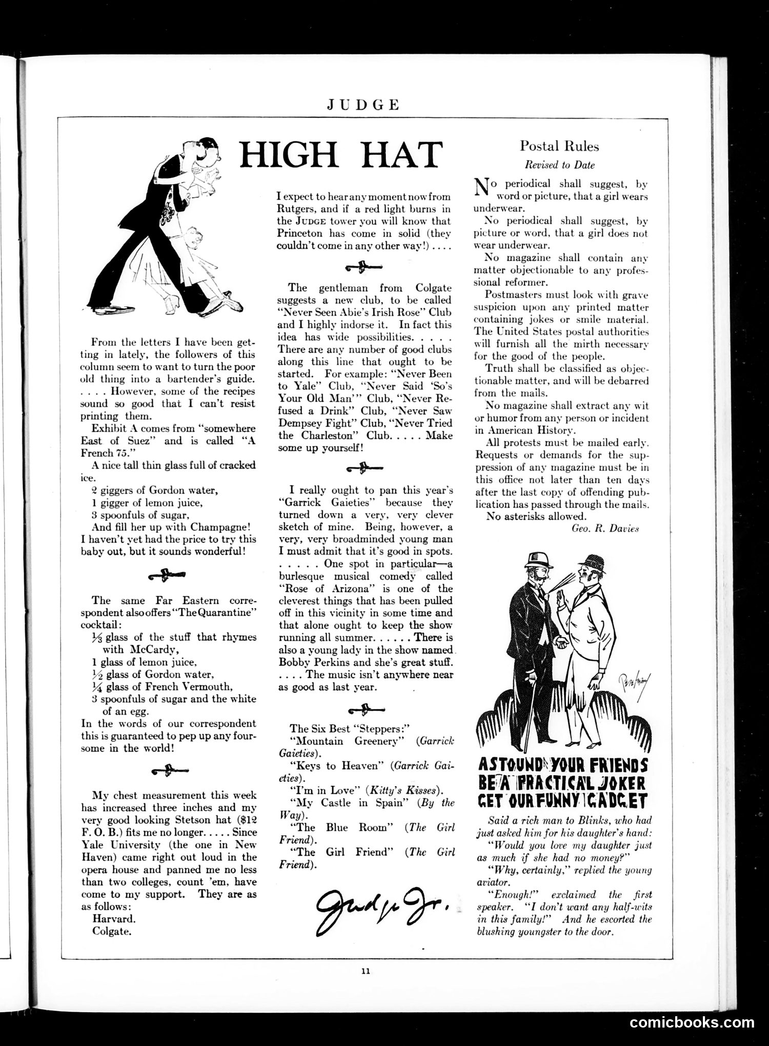 Judge — May 29, 1926 — page 13: Judge, 1926-05-29