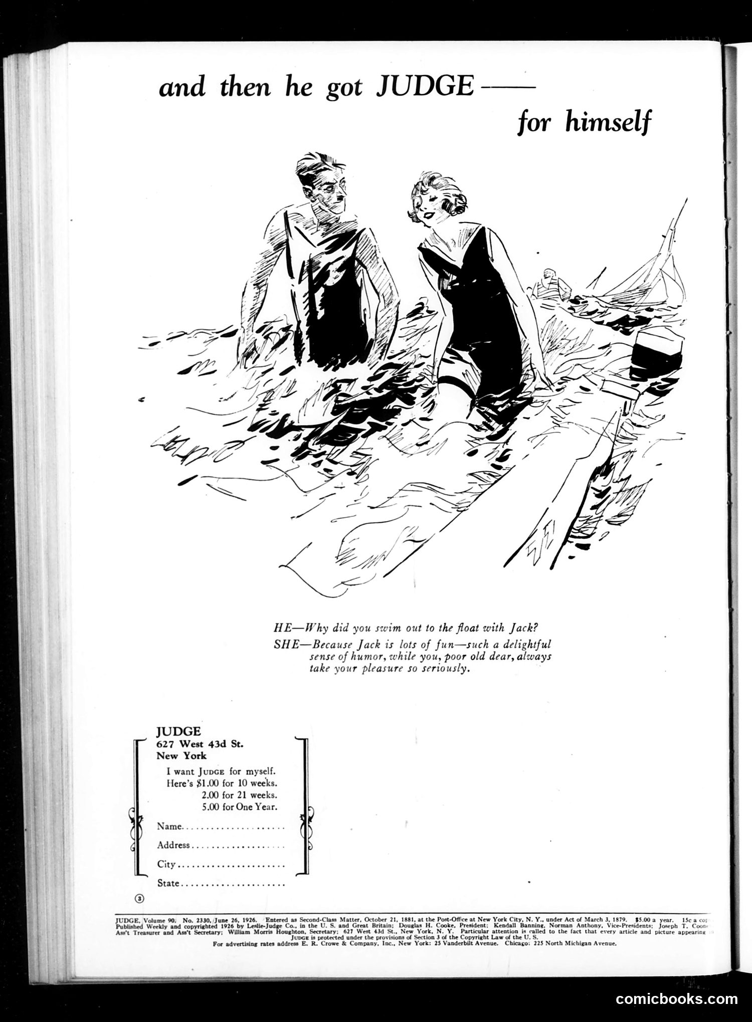 Judge — June 26, 1926 — page 2: Judge, 1926-06-26