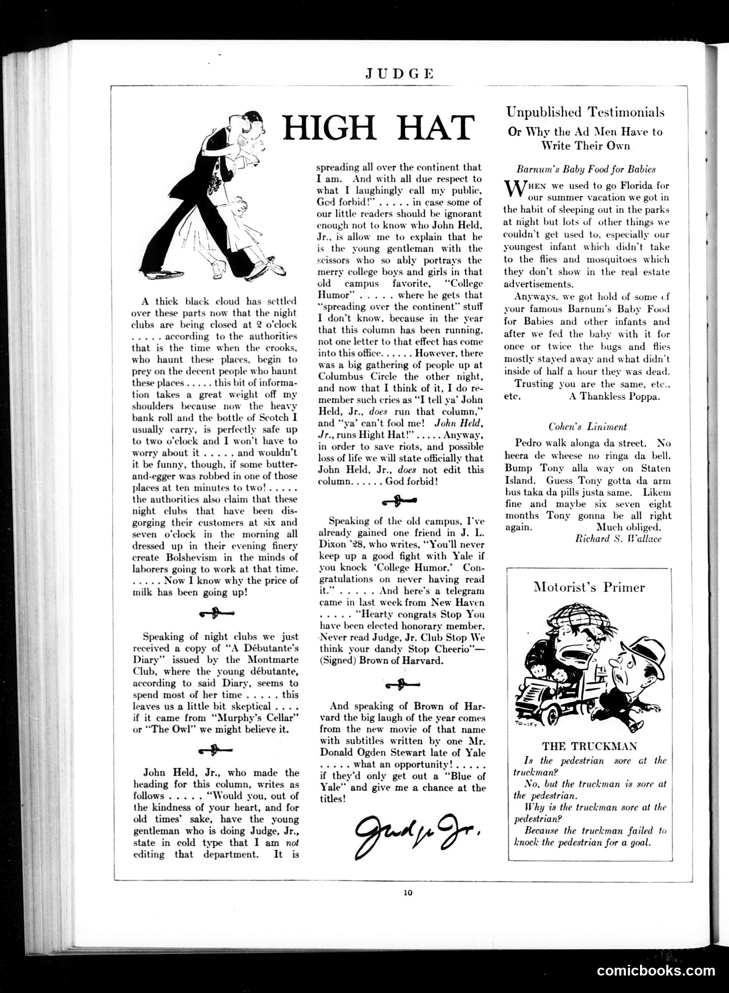 Judge — June 26, 1926 — page 12: Judge, 1926-06-26