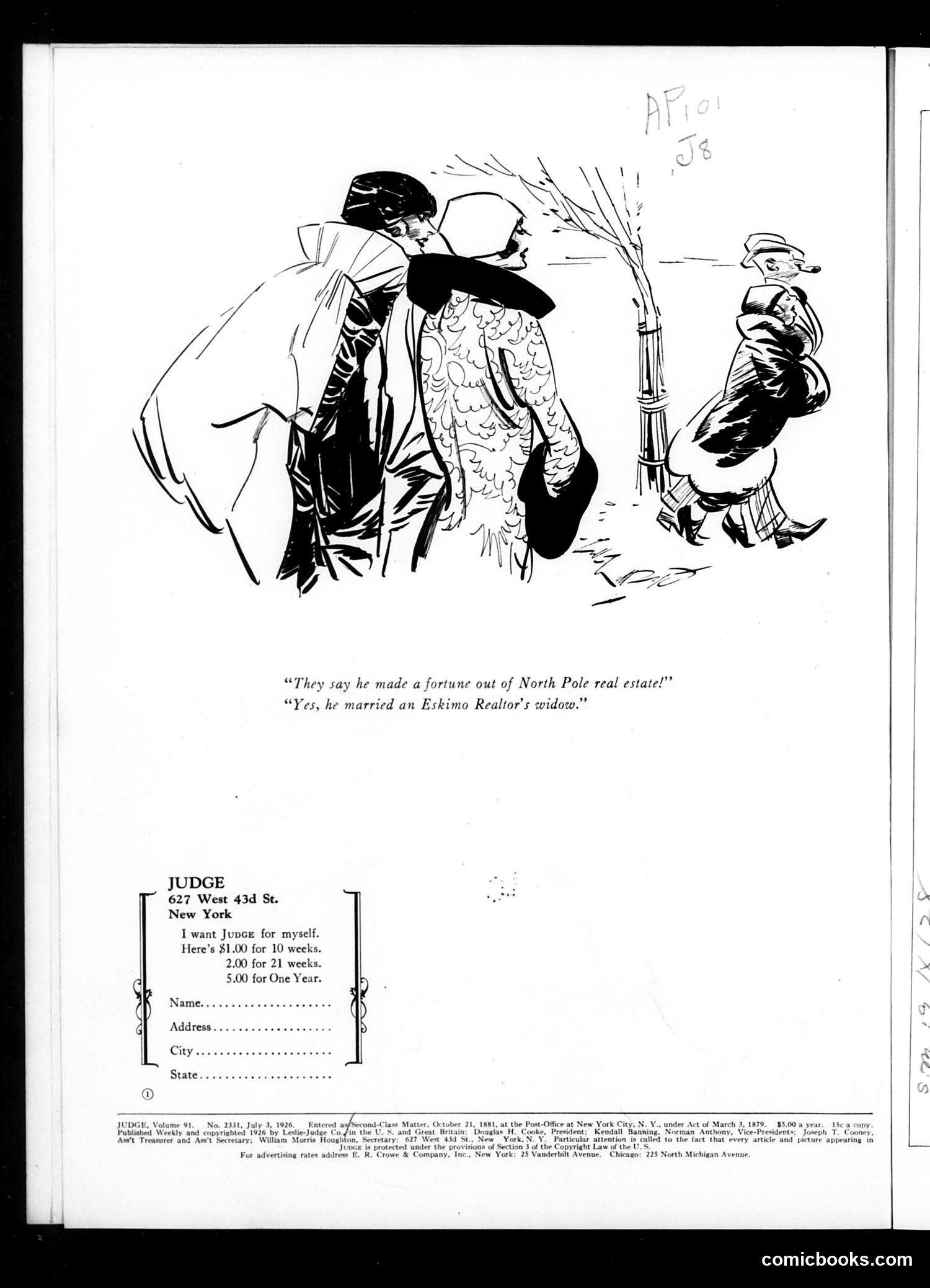 Judge — July 3, 1926 — page 2: Judge, 1926-07-03