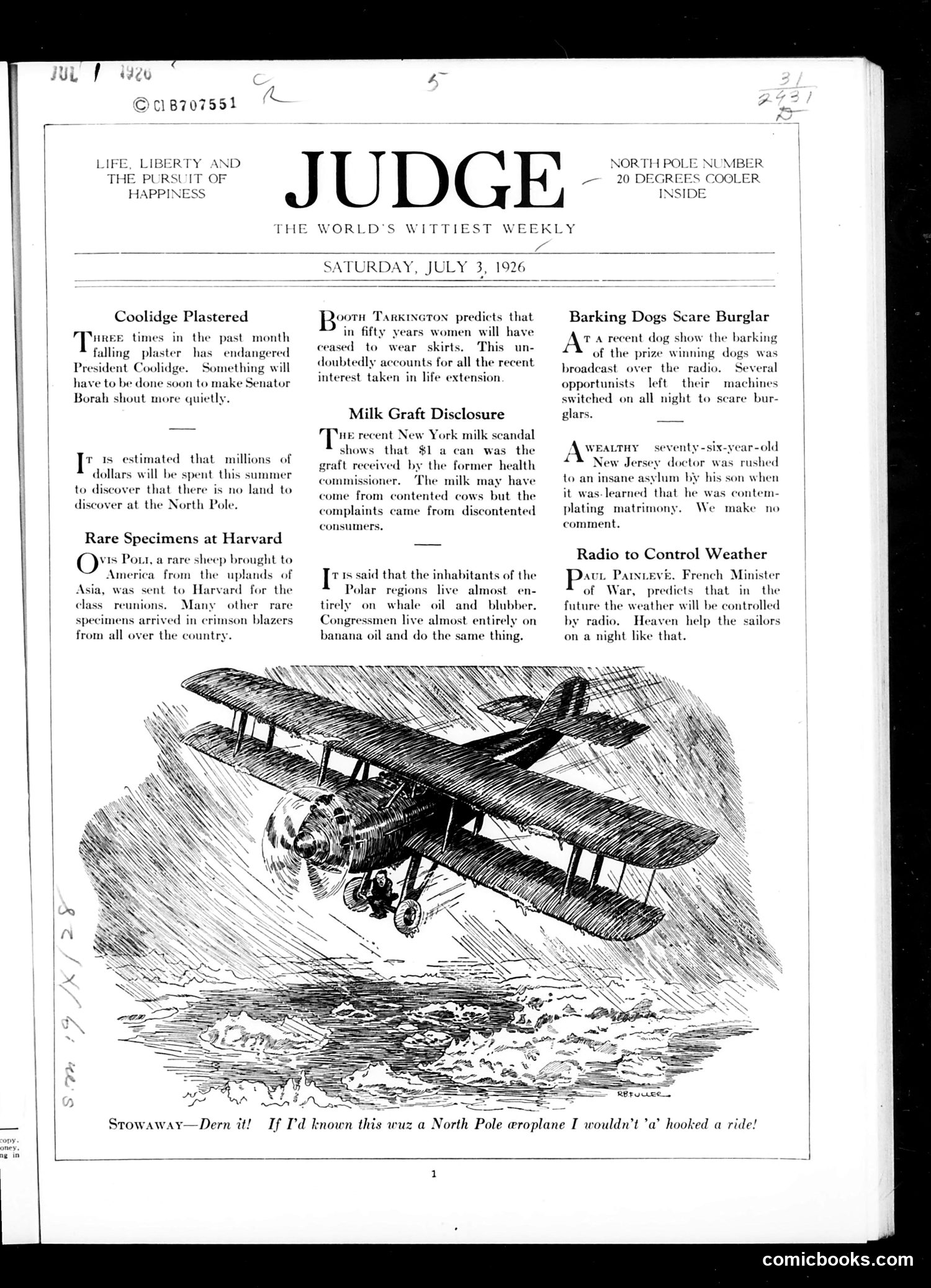Judge — July 3, 1926 — page 3: Judge, 1926-07-03
