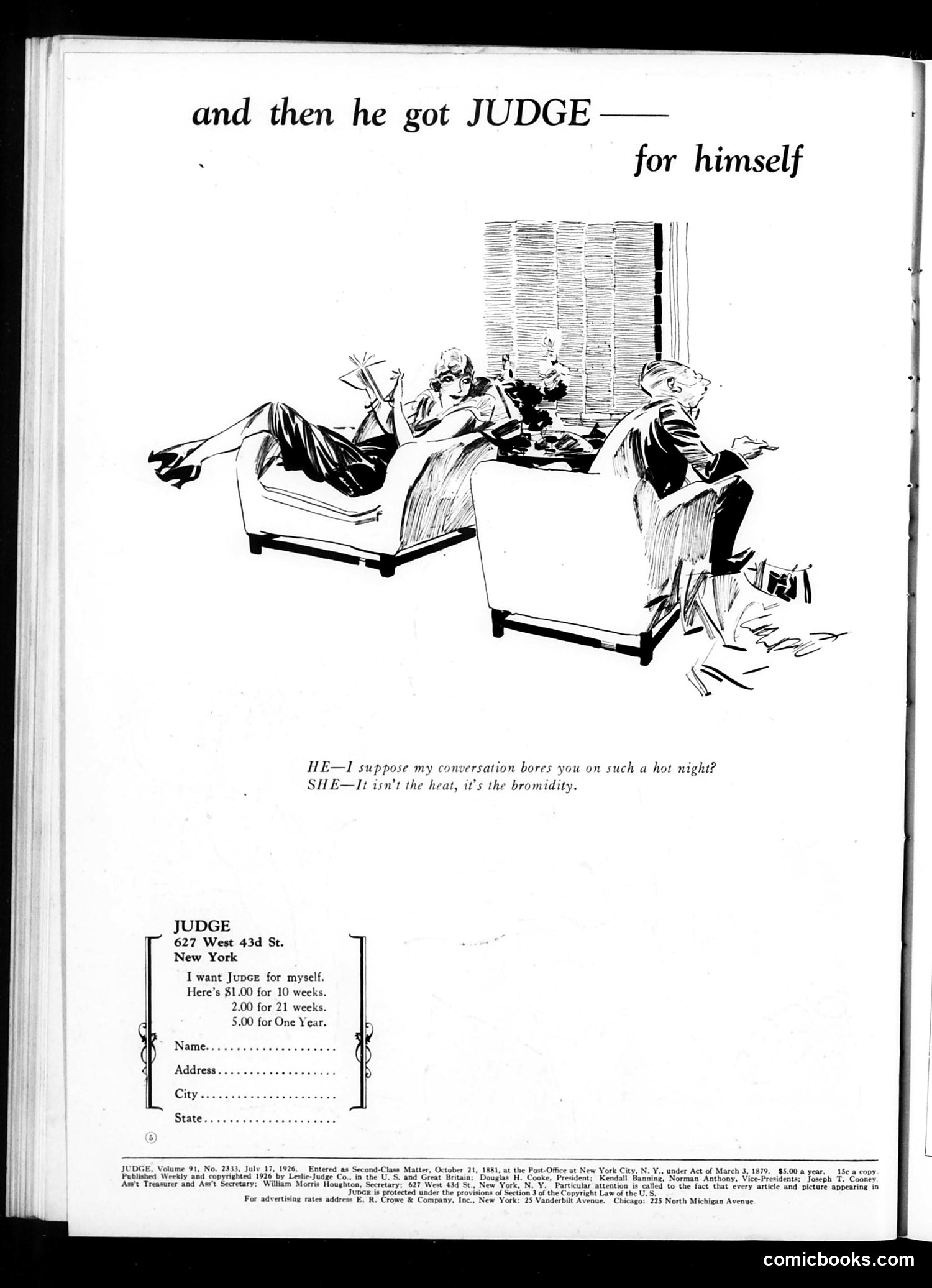 Judge — July 17, 1926 — page 2: Judge, 1926-07-17