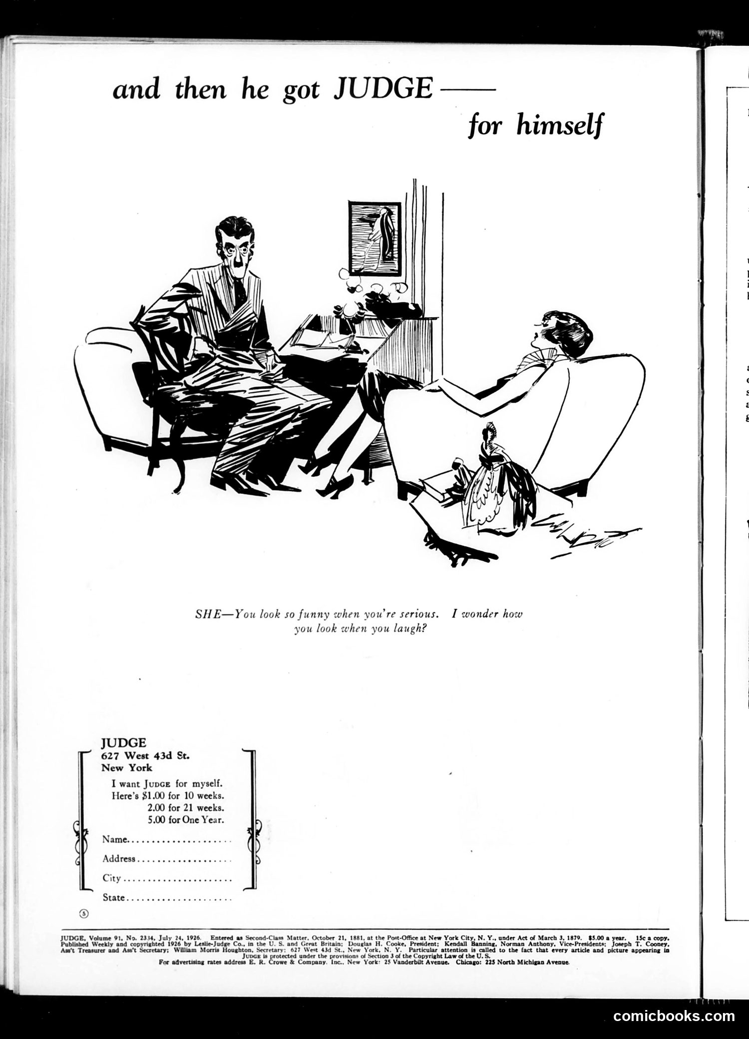 Judge — July 24, 1926 — page 2: Judge, 1926-07-24