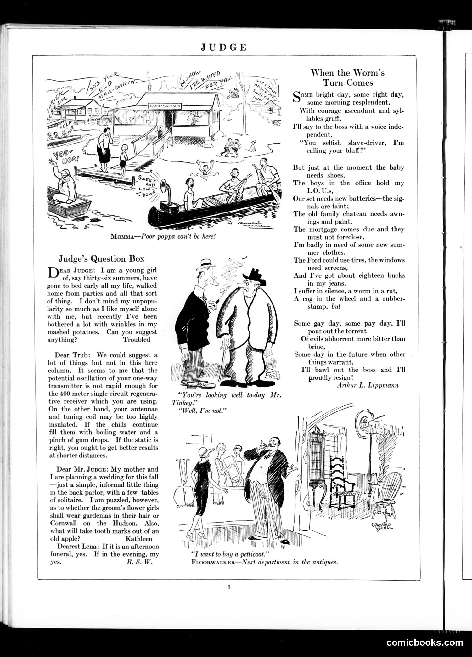 Judge — July 24, 1926 — page 8: Judge, 1926-07-24