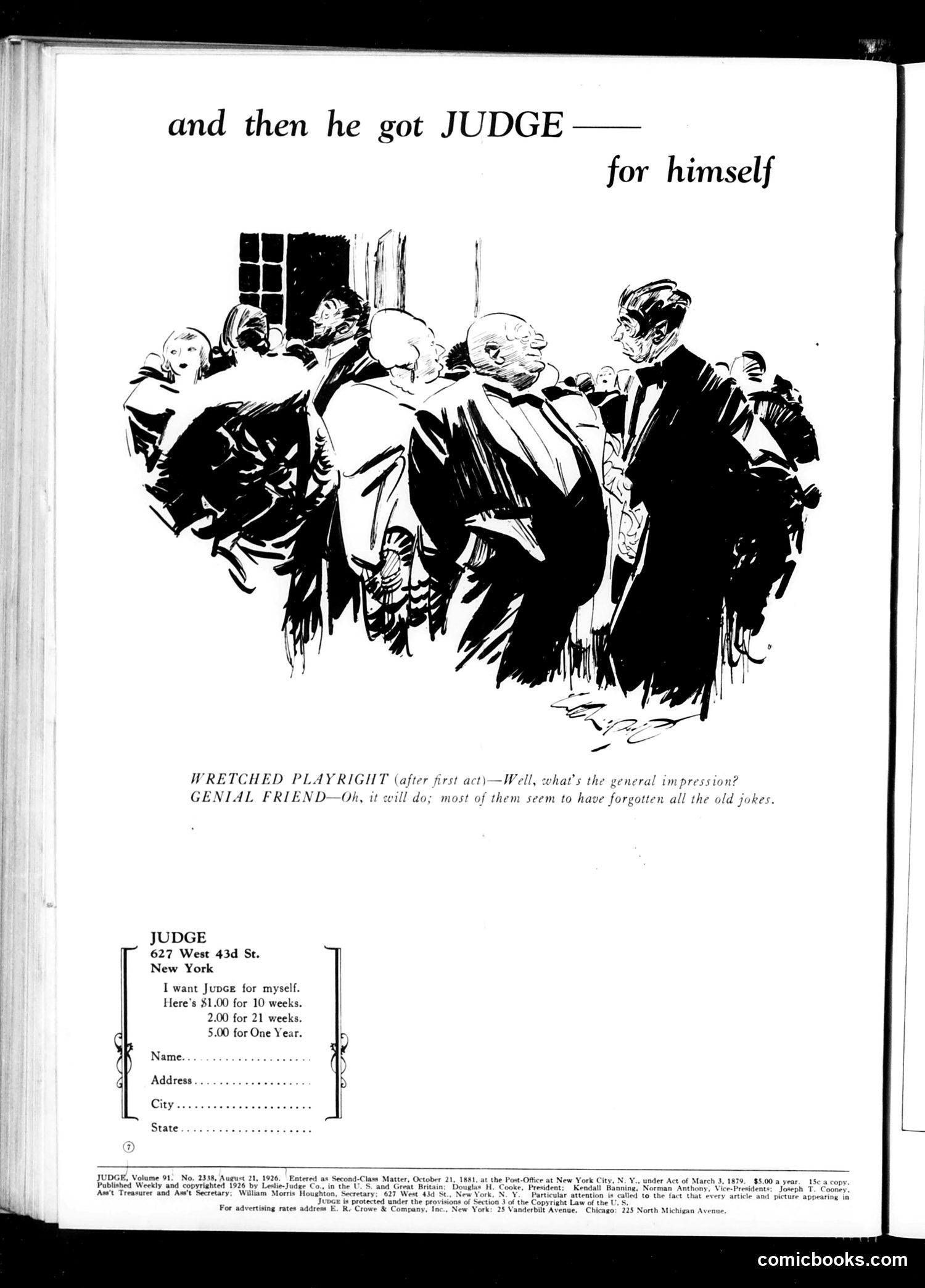 Judge — August 21, 1926 — page 2: Judge, 1926-08-21