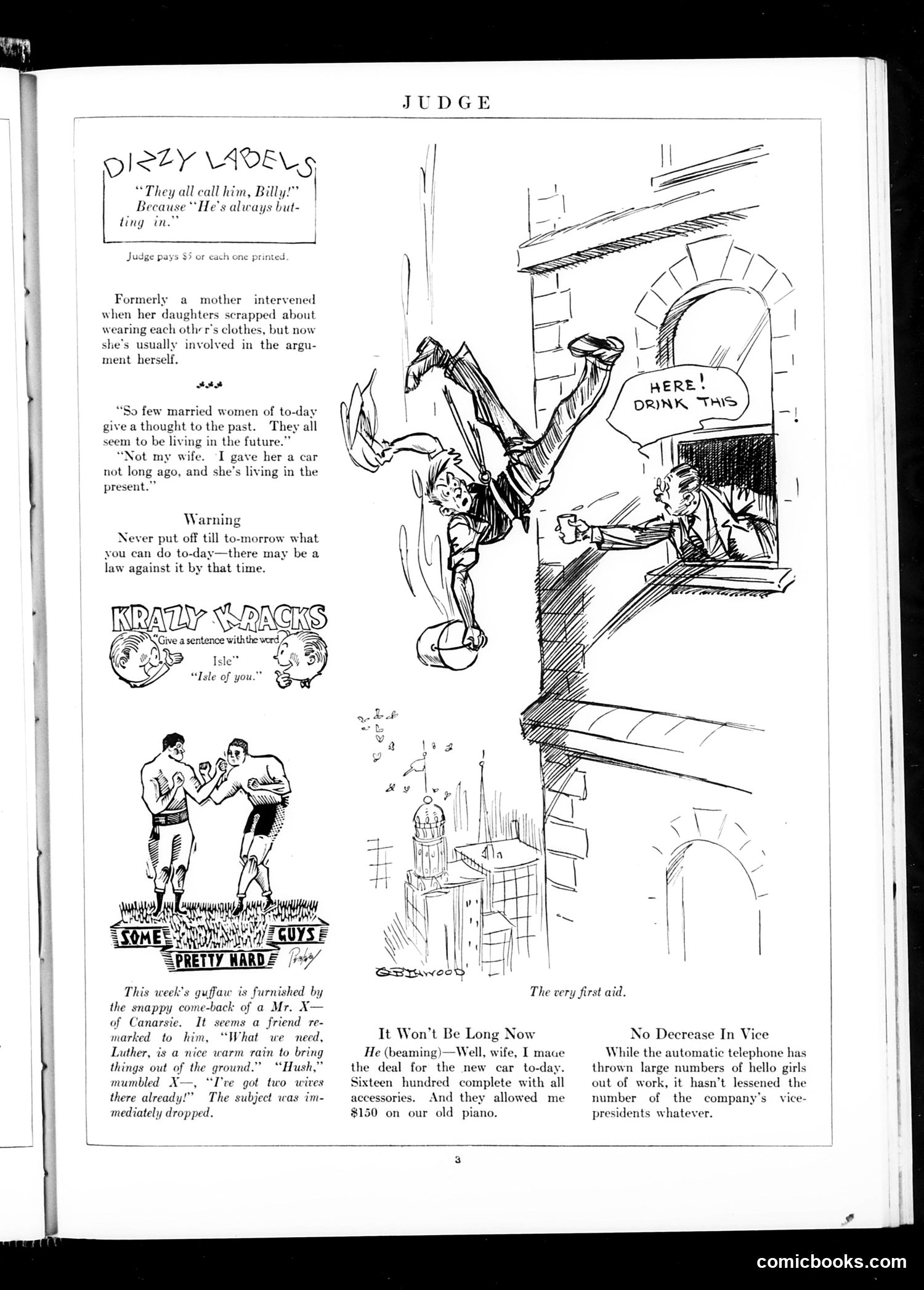 Judge — September 18, 1926 — page 5: Judge, 1926-09-18
