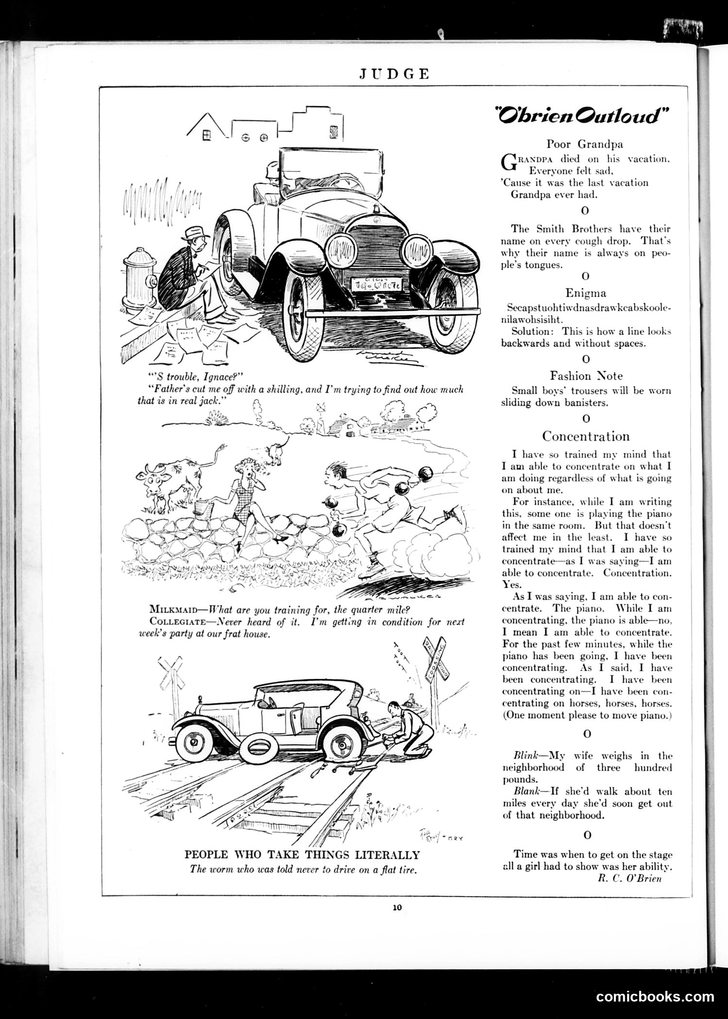 Judge — September 18, 1926 — page 12: Judge, 1926-09-18