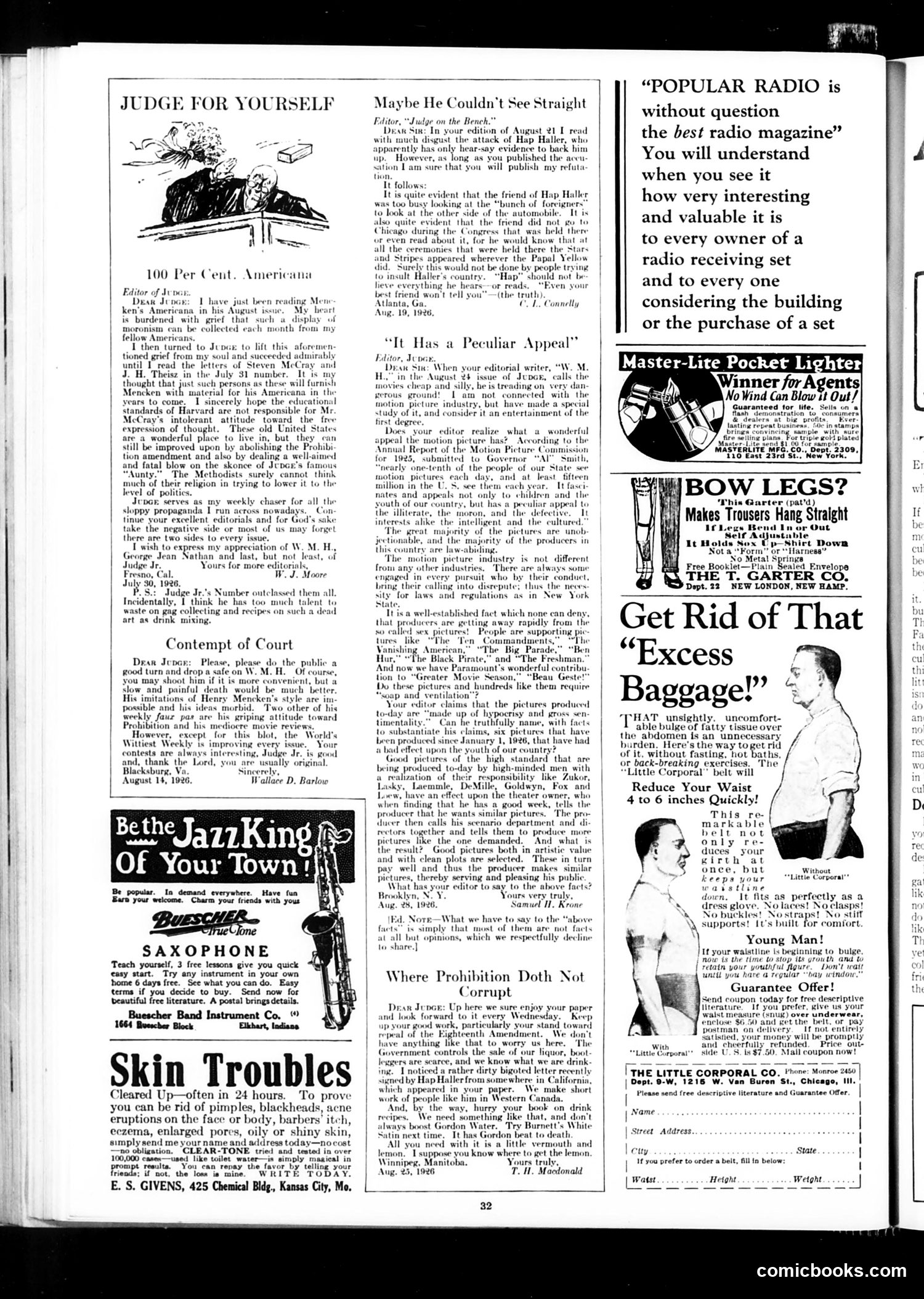 Judge — September 25, 1926 — page 34: Judge, 1926-09-25