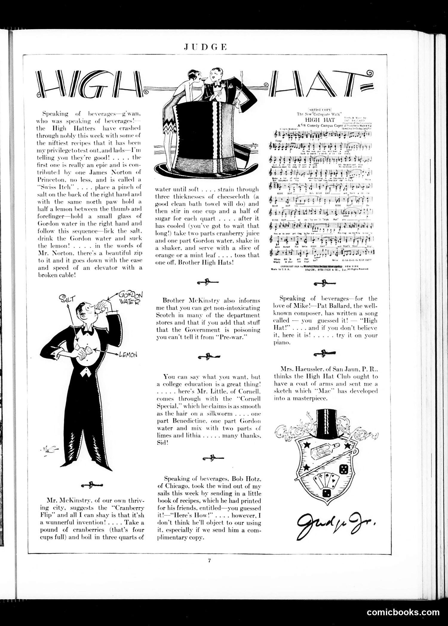 Judge — November 13, 1926 — page 9: Judge, 1926-11-13