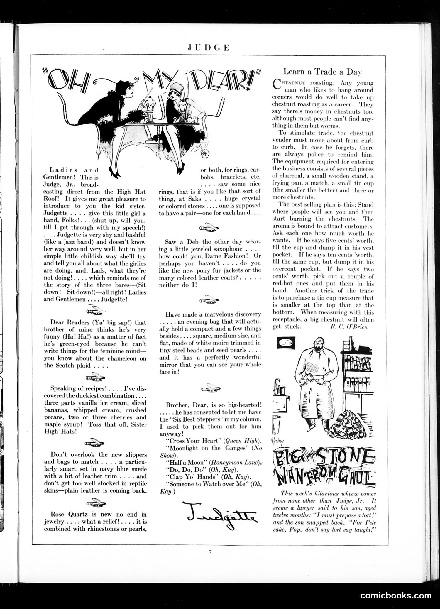 Judge — December 11, 1926 — page 9: Judge, 1926-12-11