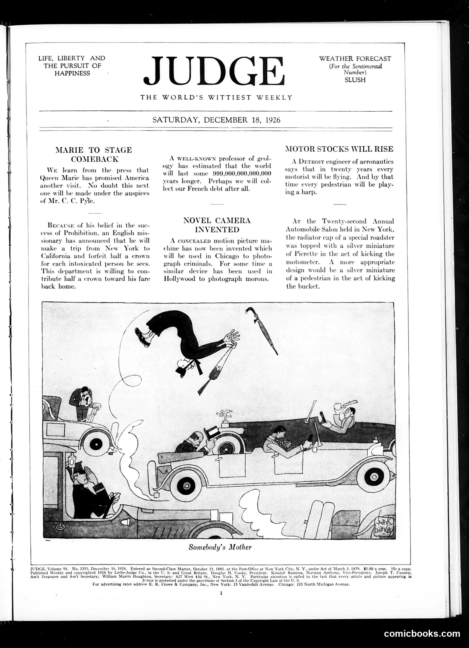 Judge — December 18, 1926 — page 3: Judge, 1926-12-18