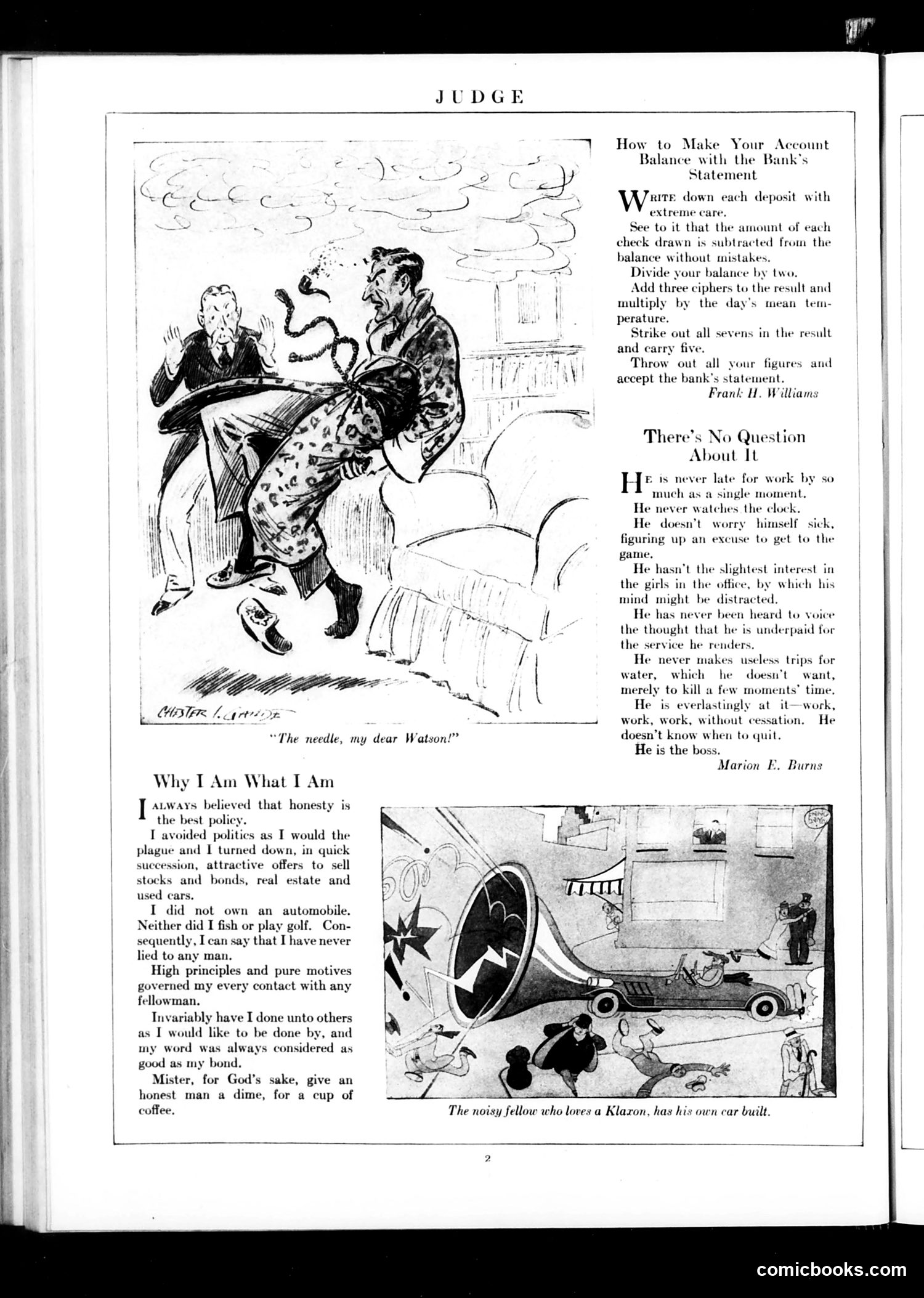 Judge — February 5, 1927 — page 4: Judge, 1927-02-05