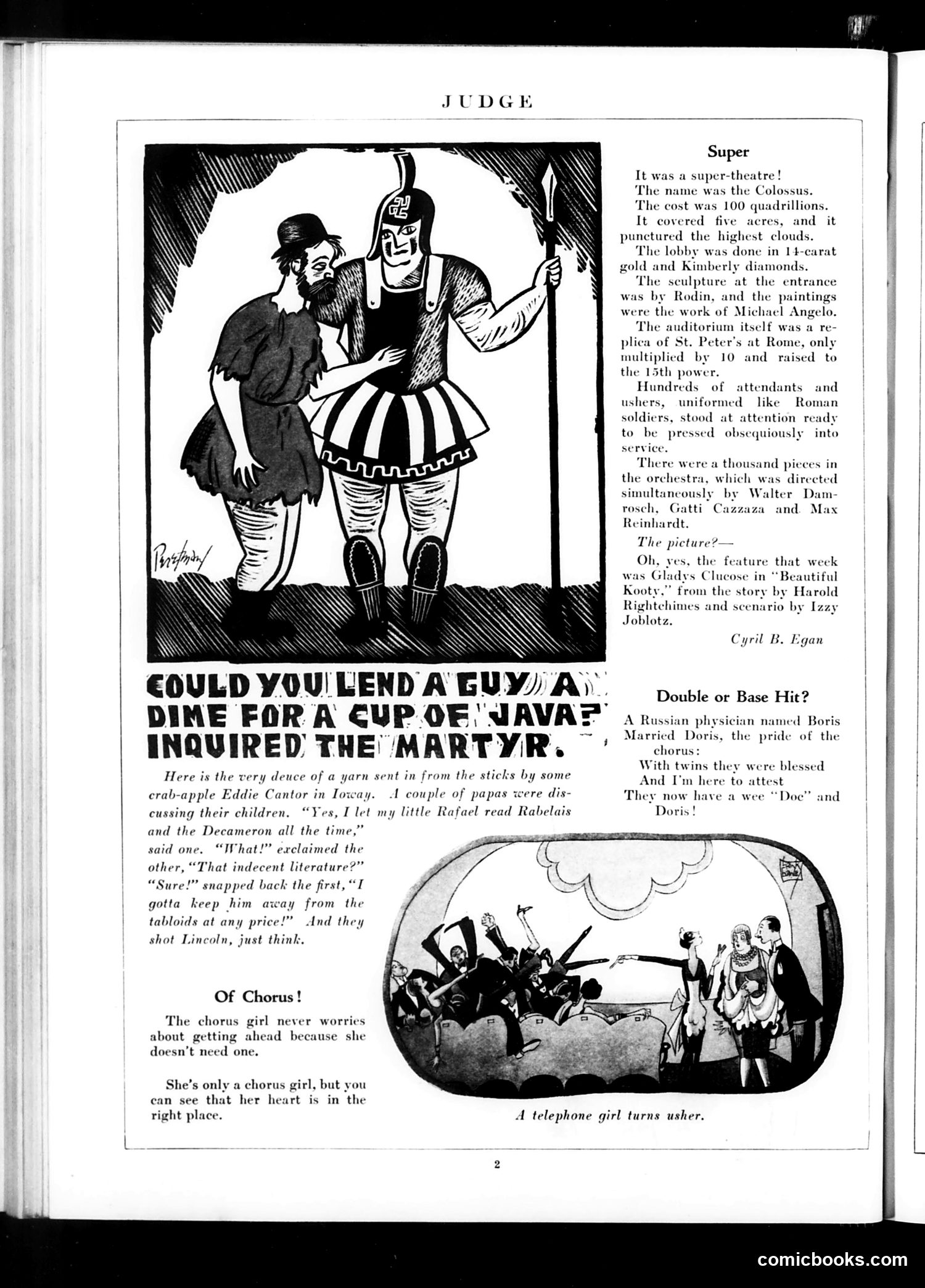 Judge — February 12, 1927 — page 4: Judge, 1927-02-12