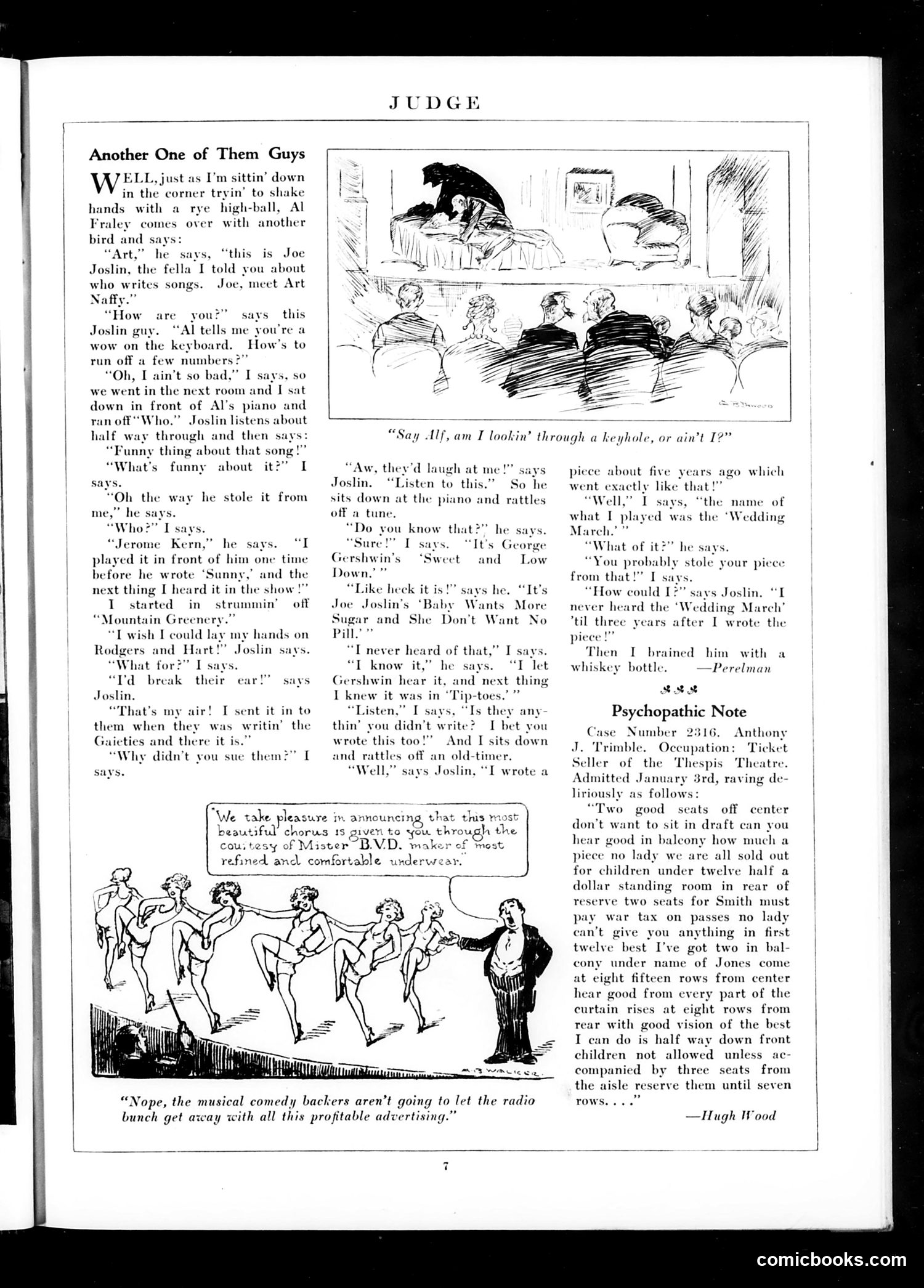 Judge — February 12, 1927 — page 9: Judge, 1927-02-12