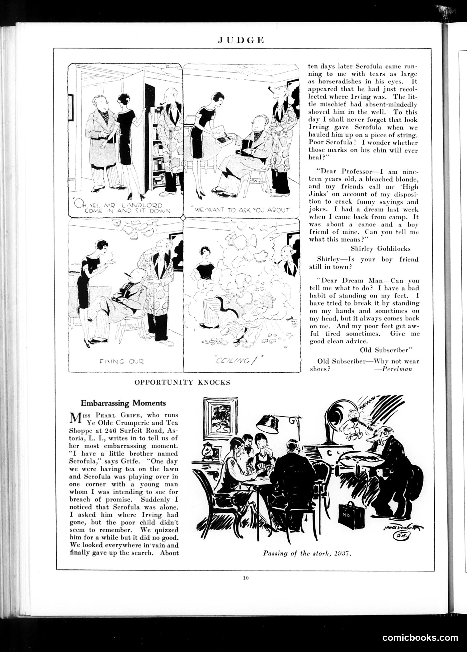 Judge — February 19, 1927 — page 12: Judge, 1927-02-19
