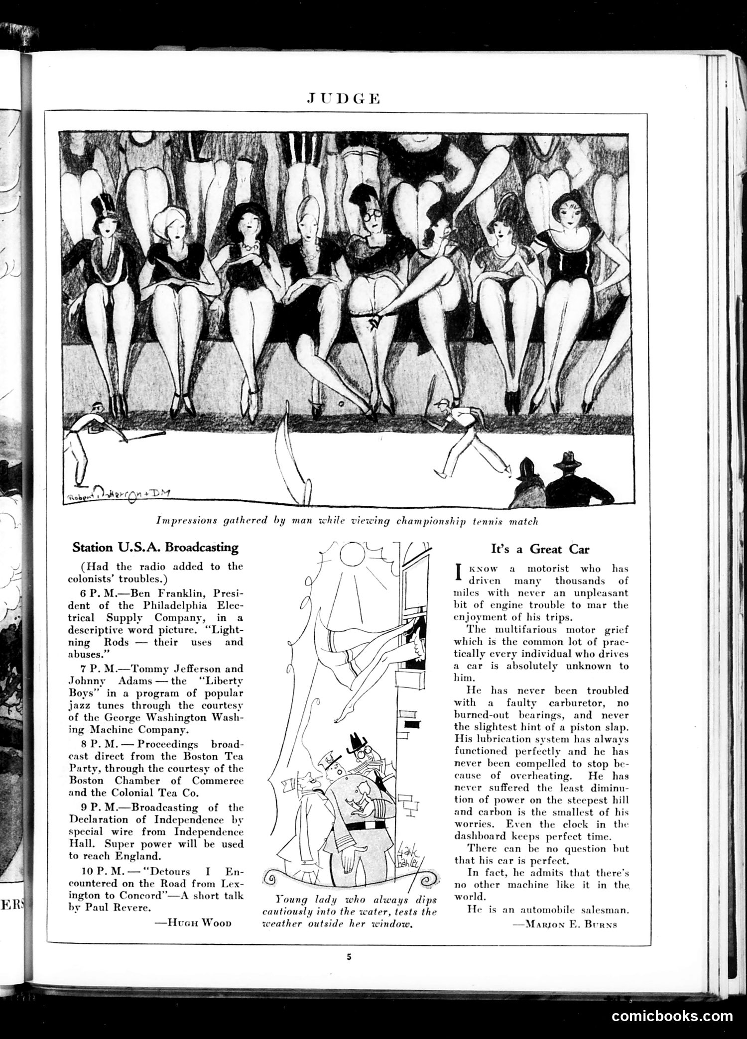 Judge — February 26, 1927 — page 7: Judge, 1927-02-26