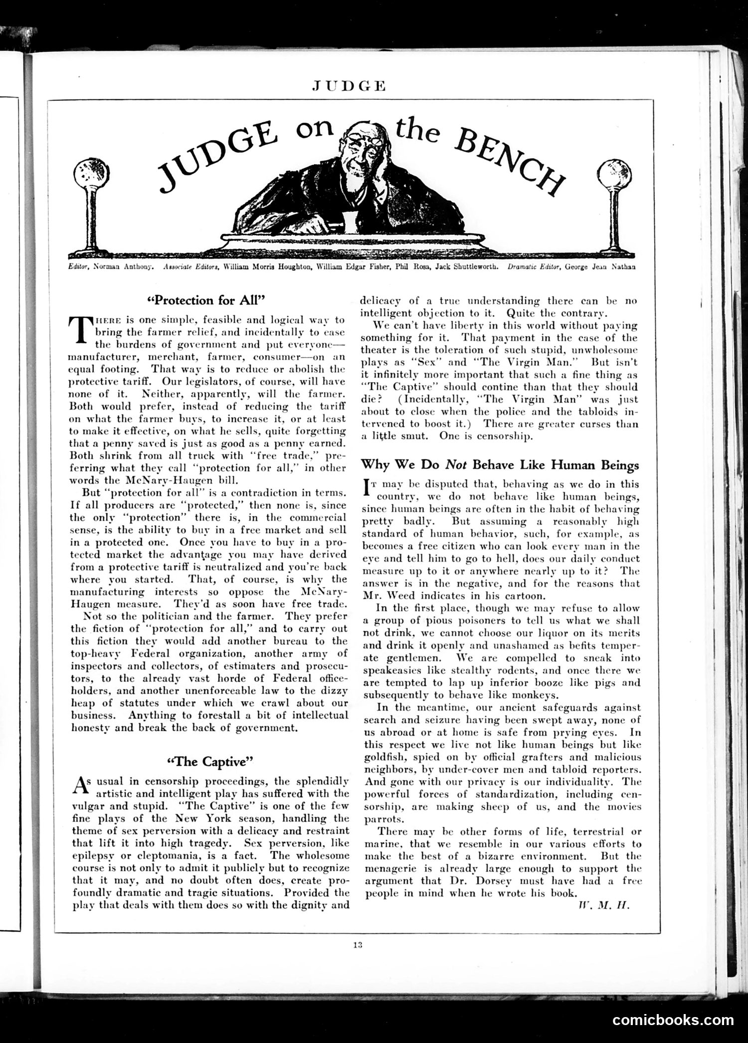 Judge — March 5, 1927 — page 13: Judge, 1927-03-05
