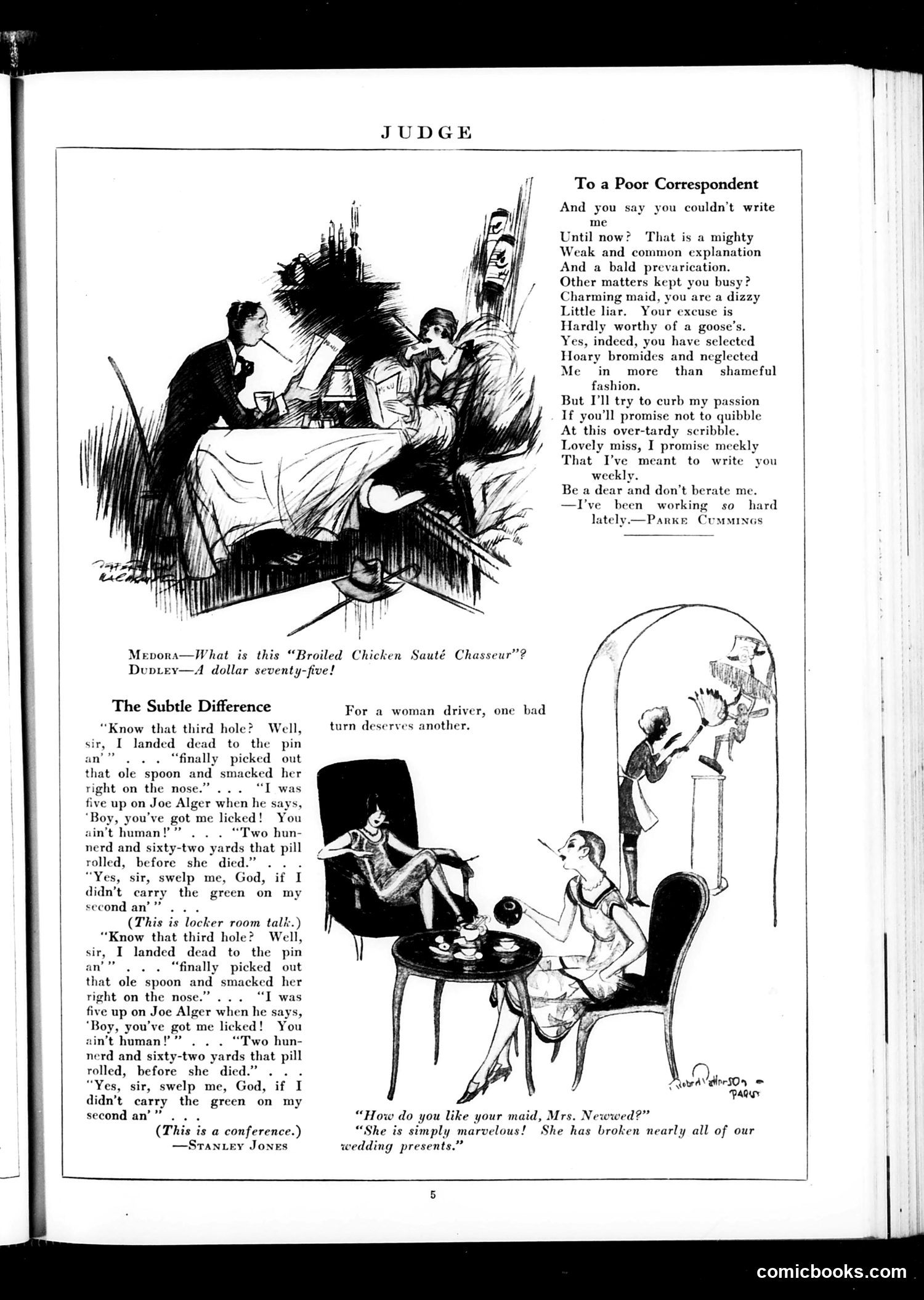 Judge — April 9, 1927 — page 7: Judge, 1927-04-09