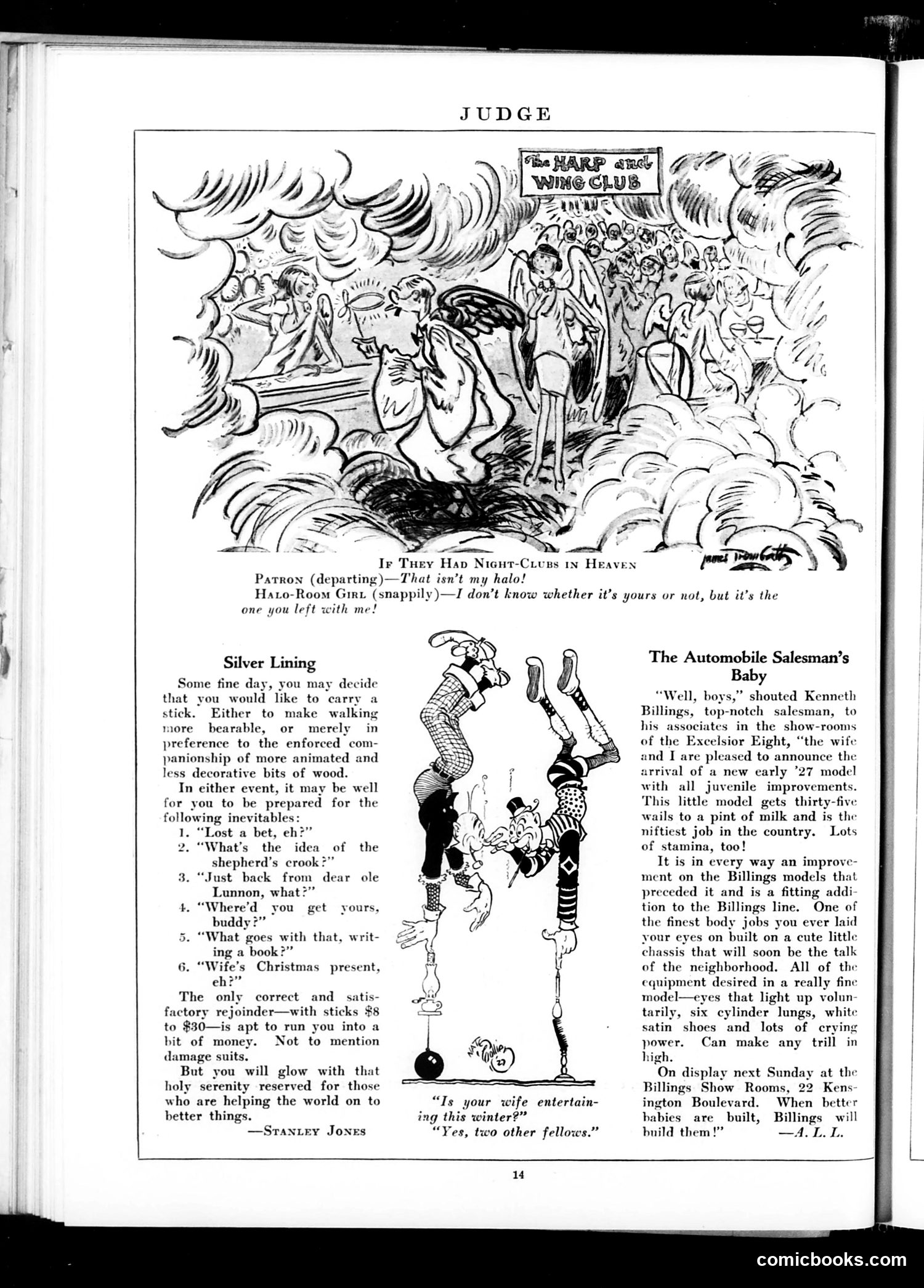 Judge — April 9, 1927 — page 16: Judge, 1927-04-09