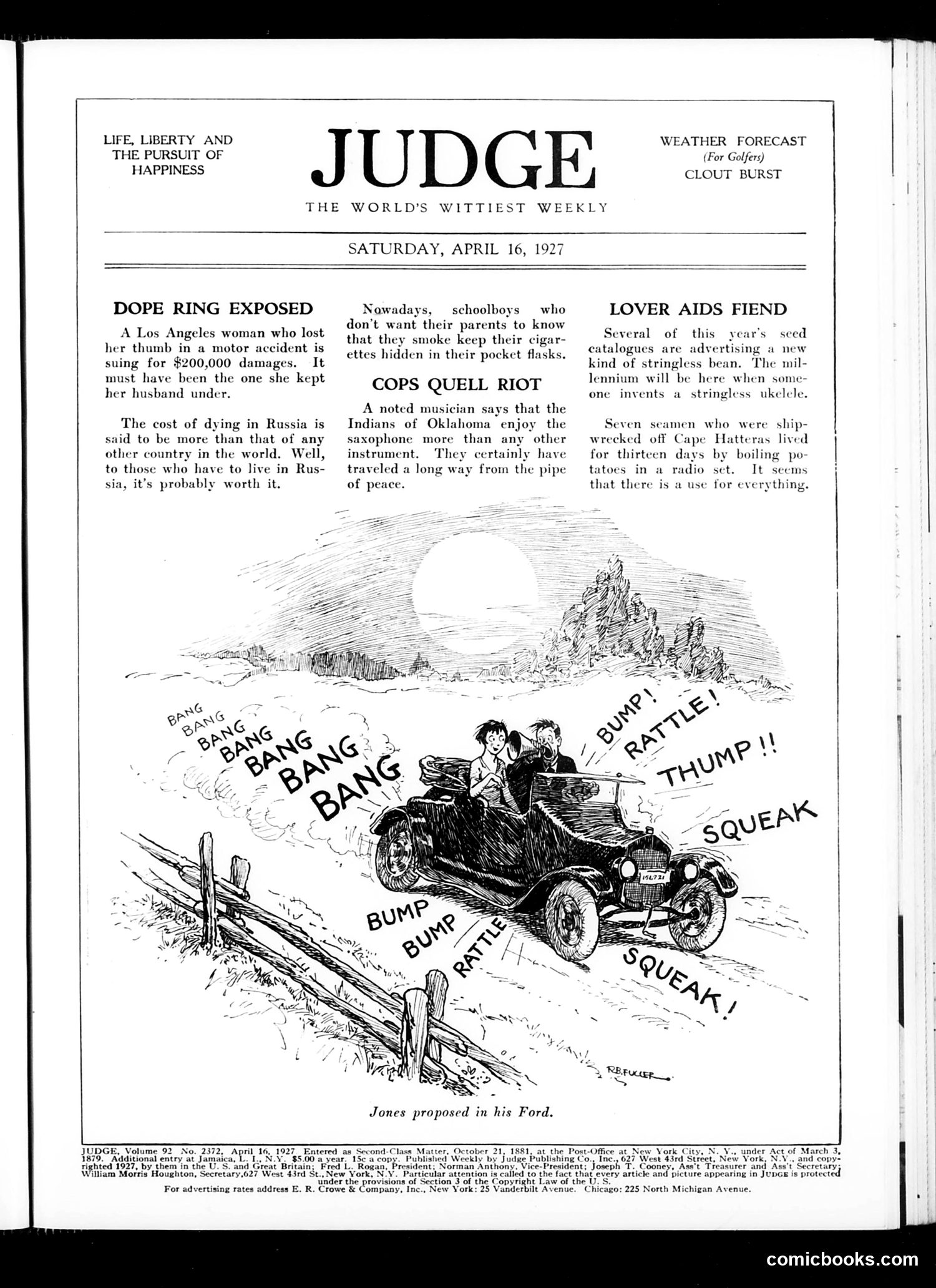 Judge — April 16, 1927 — page 3: Judge, 1927-04-16