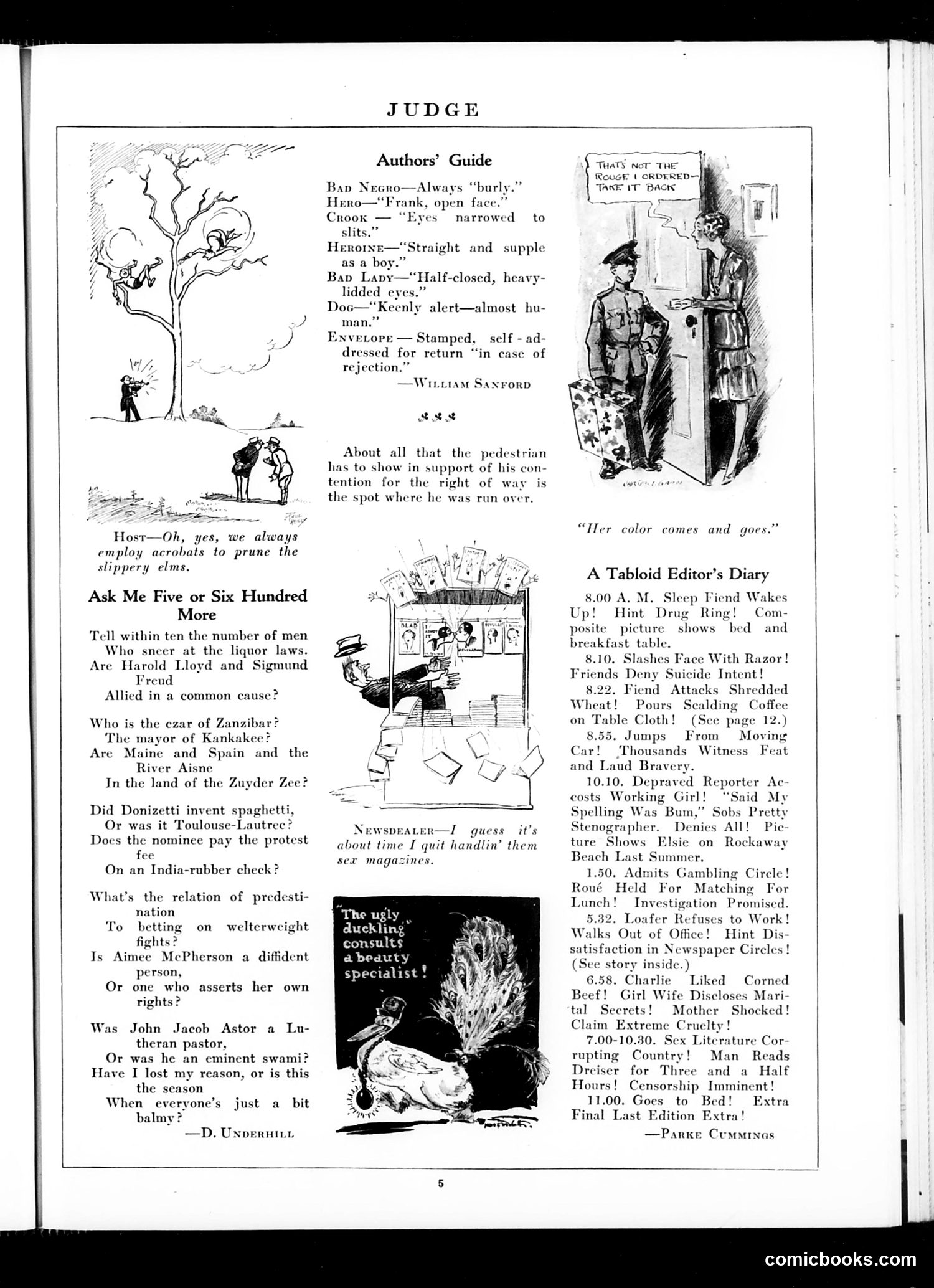 Judge — April 16, 1927 — page 7: Judge, 1927-04-16