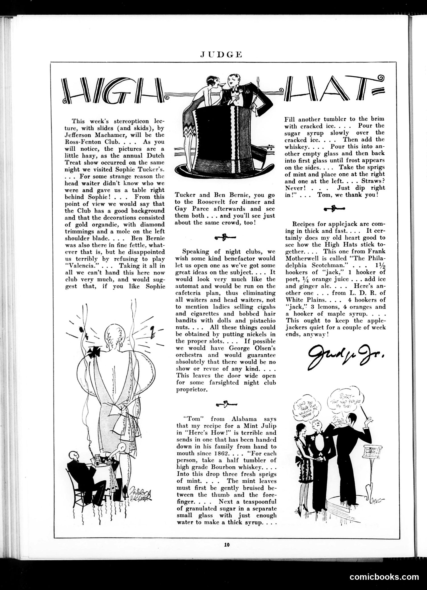 Judge — April 16, 1927 — page 12: Judge, 1927-04-16