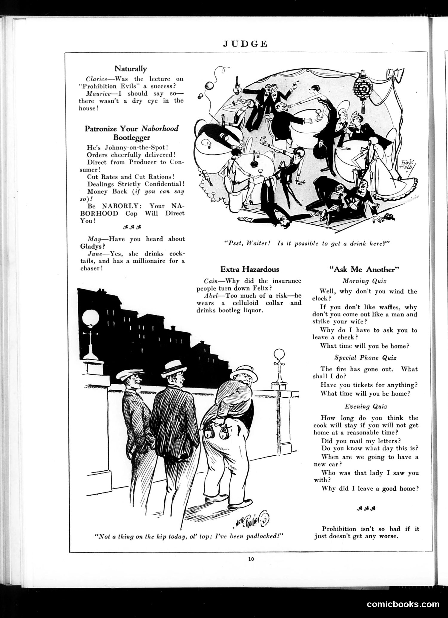 Judge — April 23, 1927 — page 12: Judge, 1927-04-23