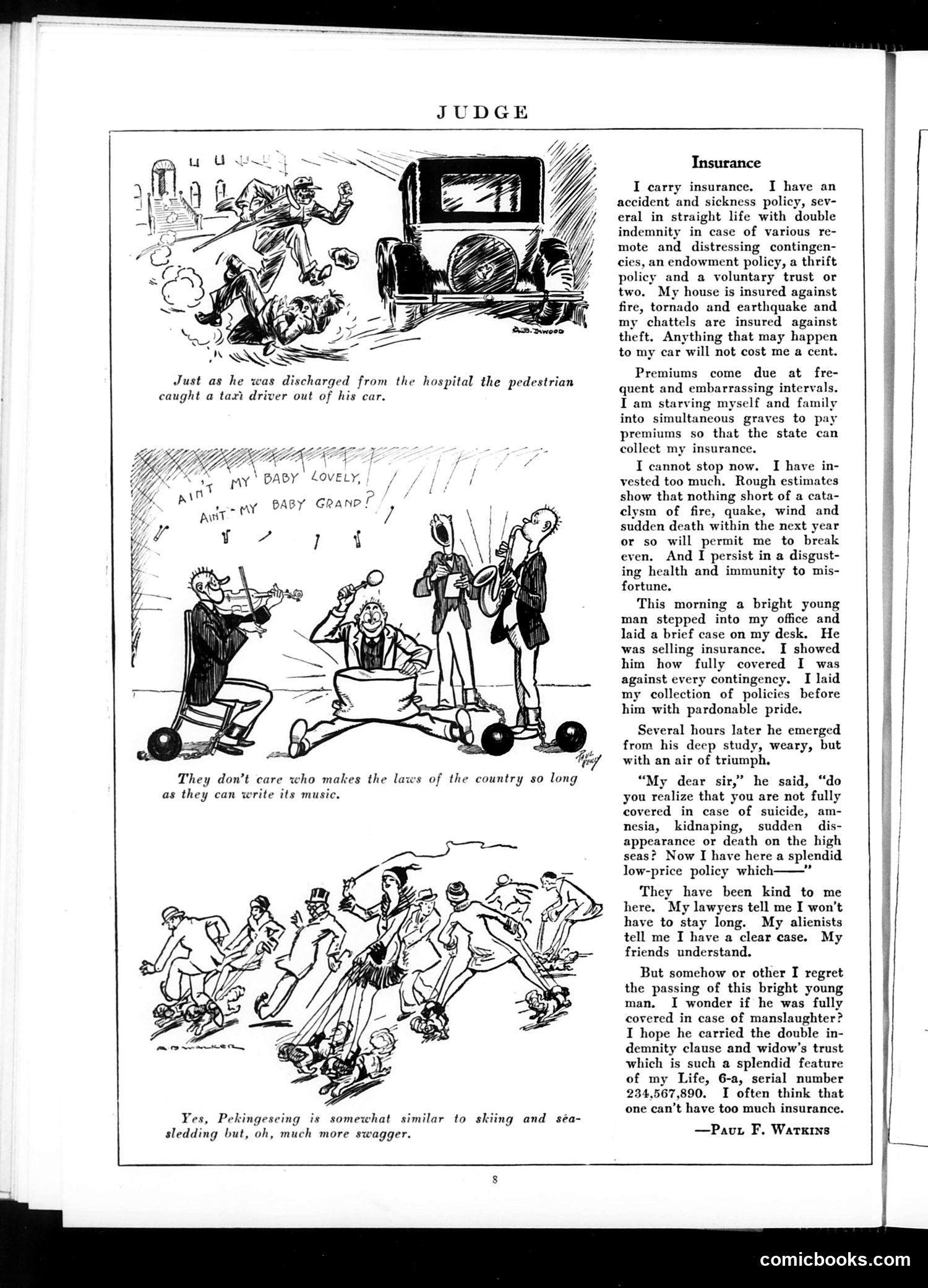 Judge — April 30, 1927 — page 10: Judge, 1927-04-30