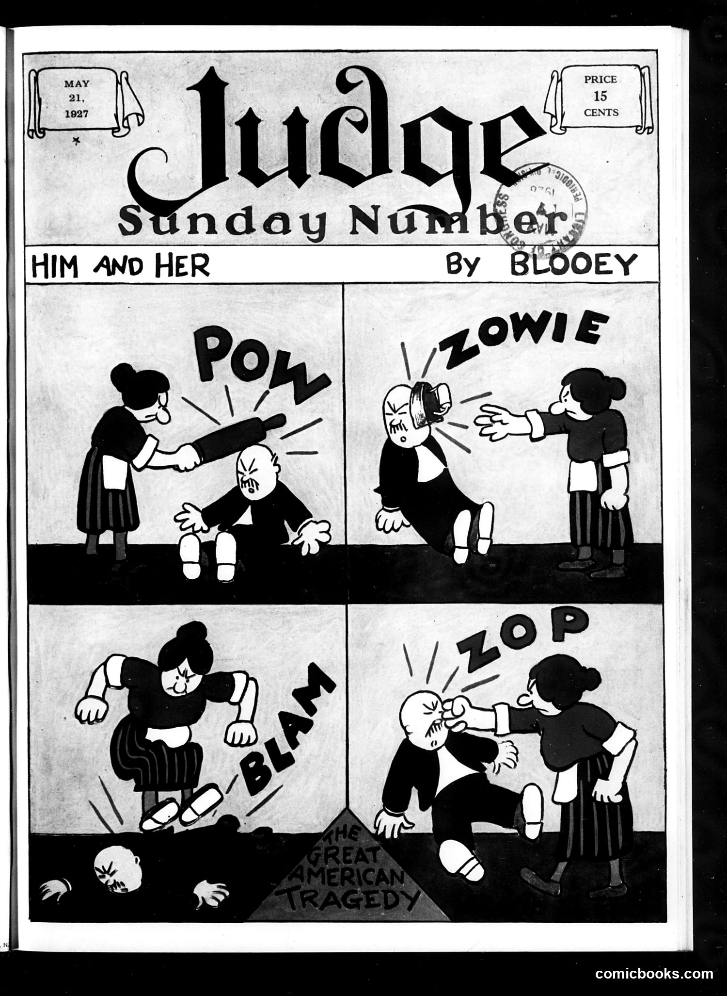 Judge — May 21, 1927 — page 1: Judge, 1927-05-21